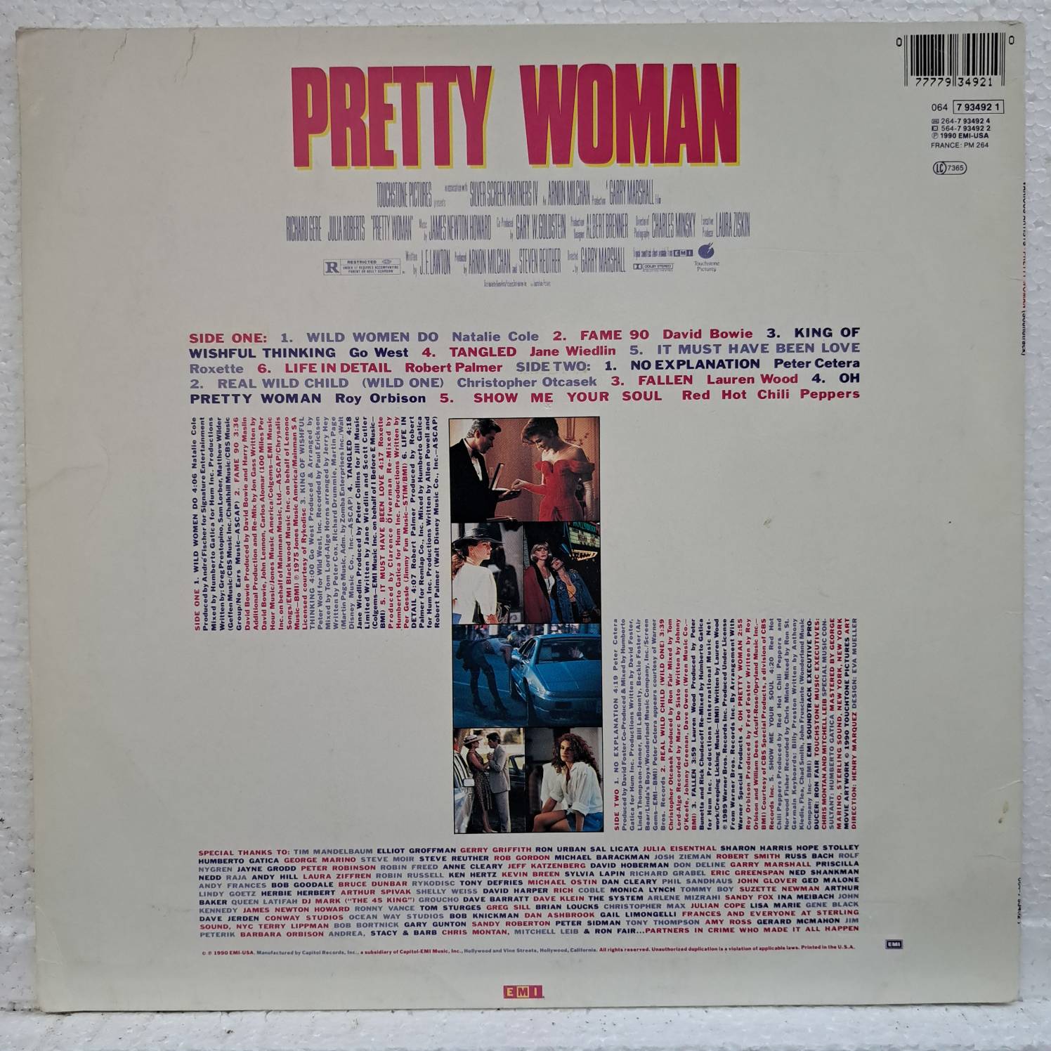 Pretty Woman (Original Motion Picture Soundtrack) - Roxette, David Bowie, Red Hot Chili Peppers - Disc VINIL LP EX - imagine 3