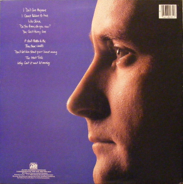 Phil Collins – Hello, I Must Be Going! - Disc VINIL LP EX - imagine 2