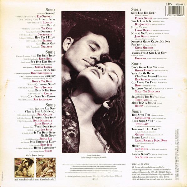 Kuschelrock 3 - Terry Jacks, Bros, Gloria Estefan, Eagles, Cyndi Lauper, Phil Collins,Nazareth, Foreigne - Disc VINIL 3LP VG VG+ - imagine 2