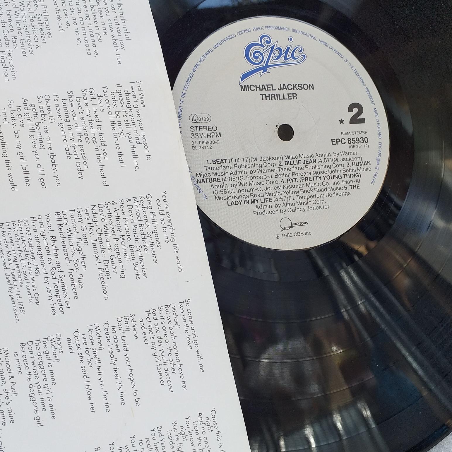 Michael Jackson – Thriller Disc vinil LP VG+ - imagine 5