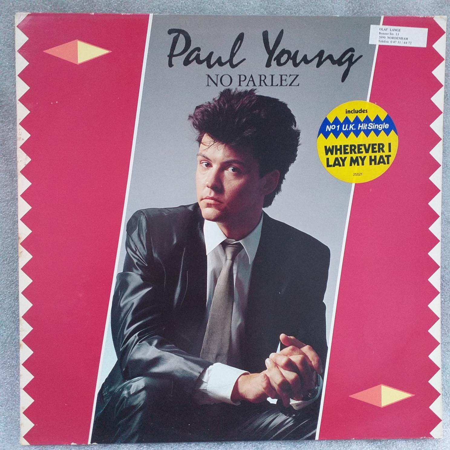 Paul Young – No Parlez - Disc VINIL LP EX