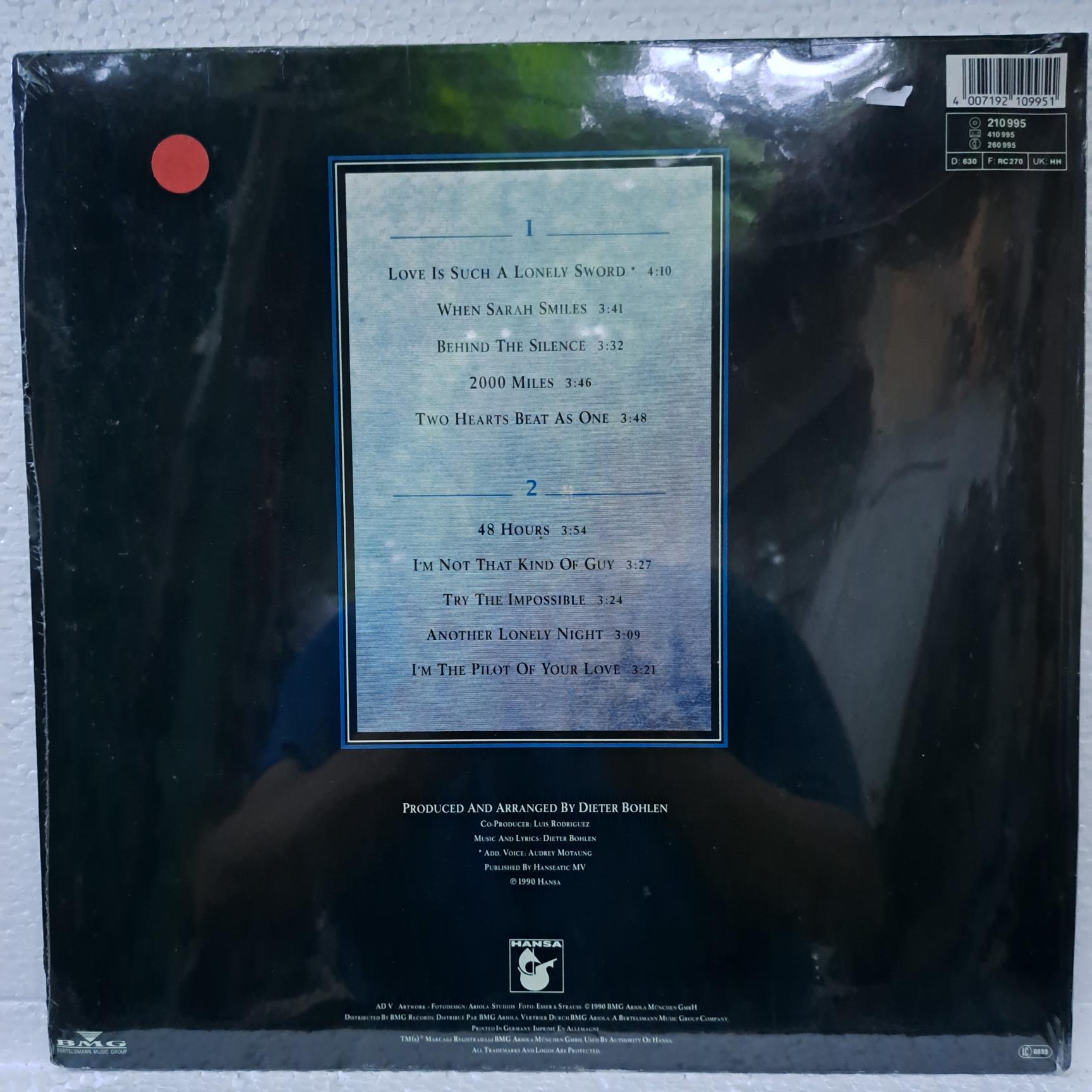 Blue System – Obsession - Disc VINIL LP EX - imagine 3