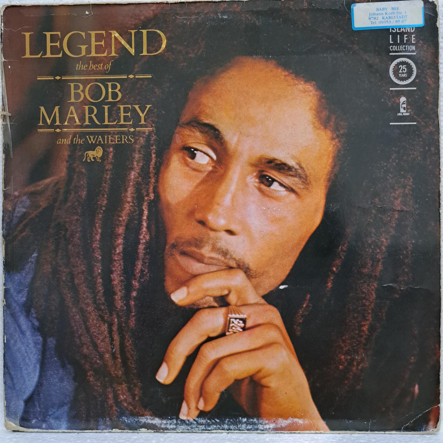Bob Marley And The Wailers – Legend (The Best Of Bob Marley And The Wailers) - Disc VINIL LP VG