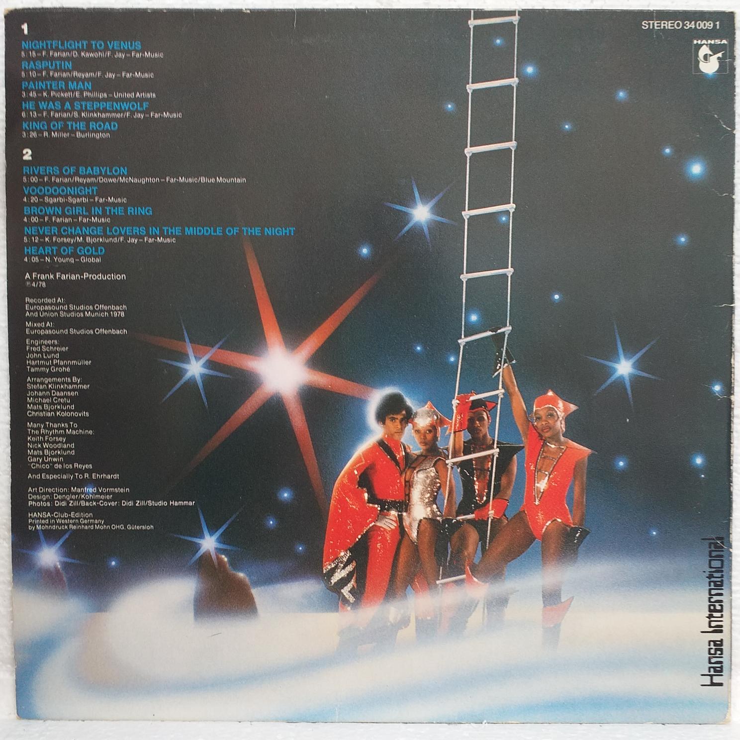 Boney M. – Nightflight To Venus - Disc VINIL LP VG+ - imagine 3