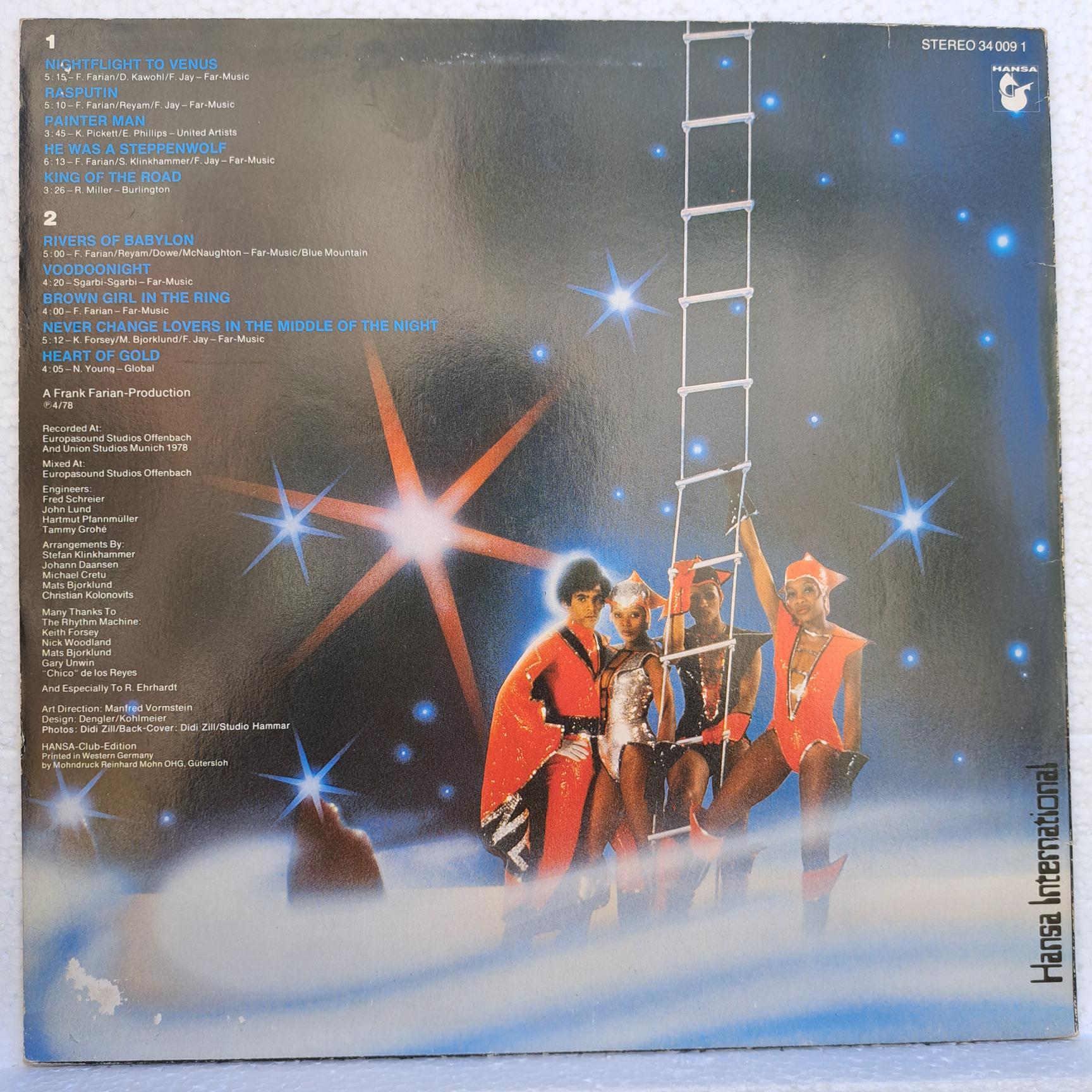 Boney M. – Nightflight To Venus -Disc VINIL LP VG VG+ - imagine 3