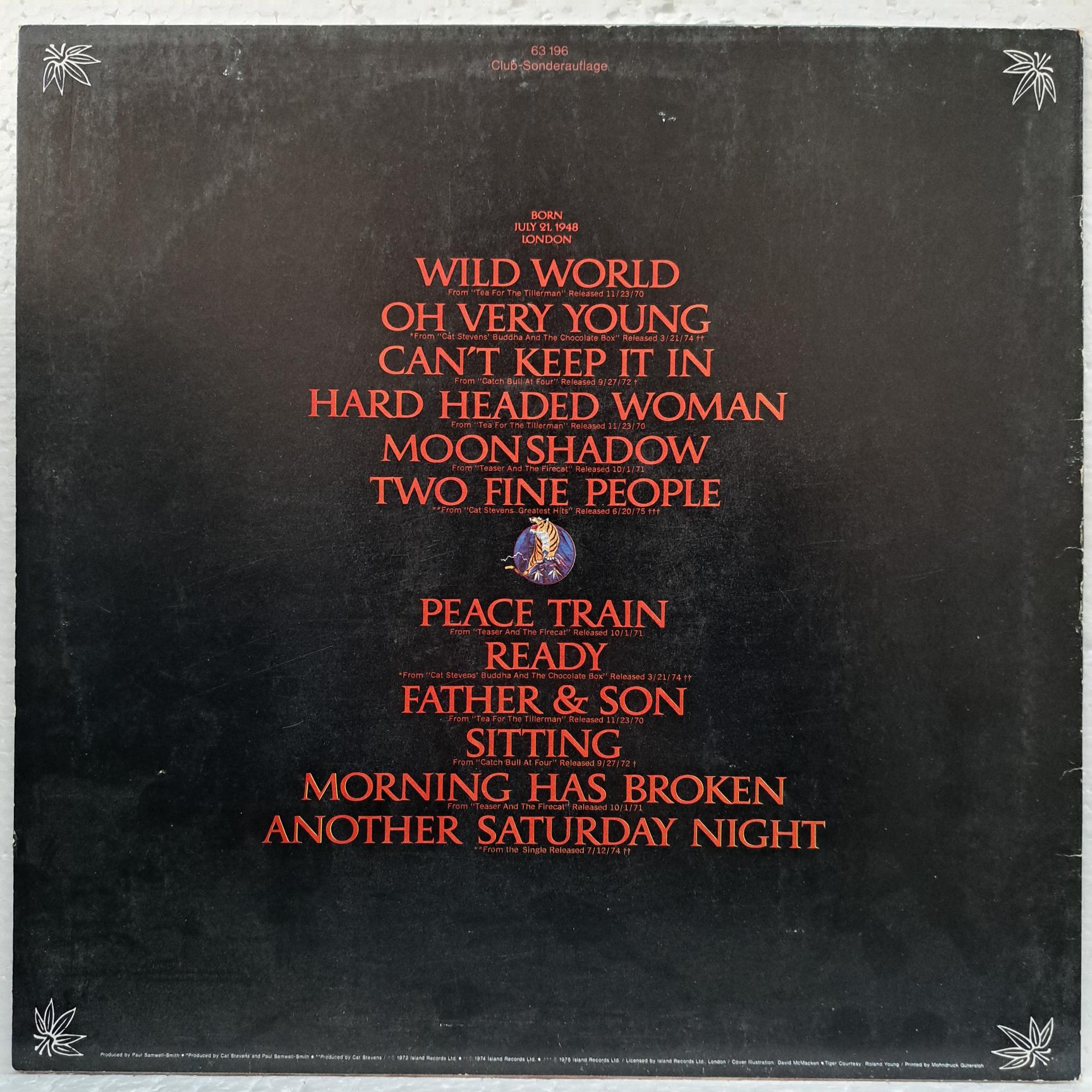 Cat Stevens – Greatest Hits - Disc VINIL LP VG VG+ - imagine 3