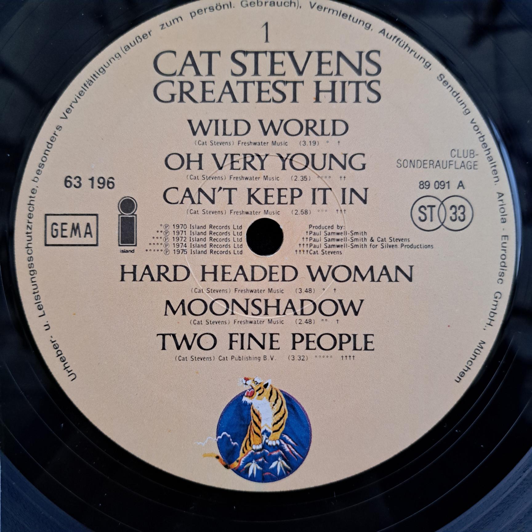 Cat Stevens – Greatest Hits - Disc VINIL LP VG VG+ - imagine 2