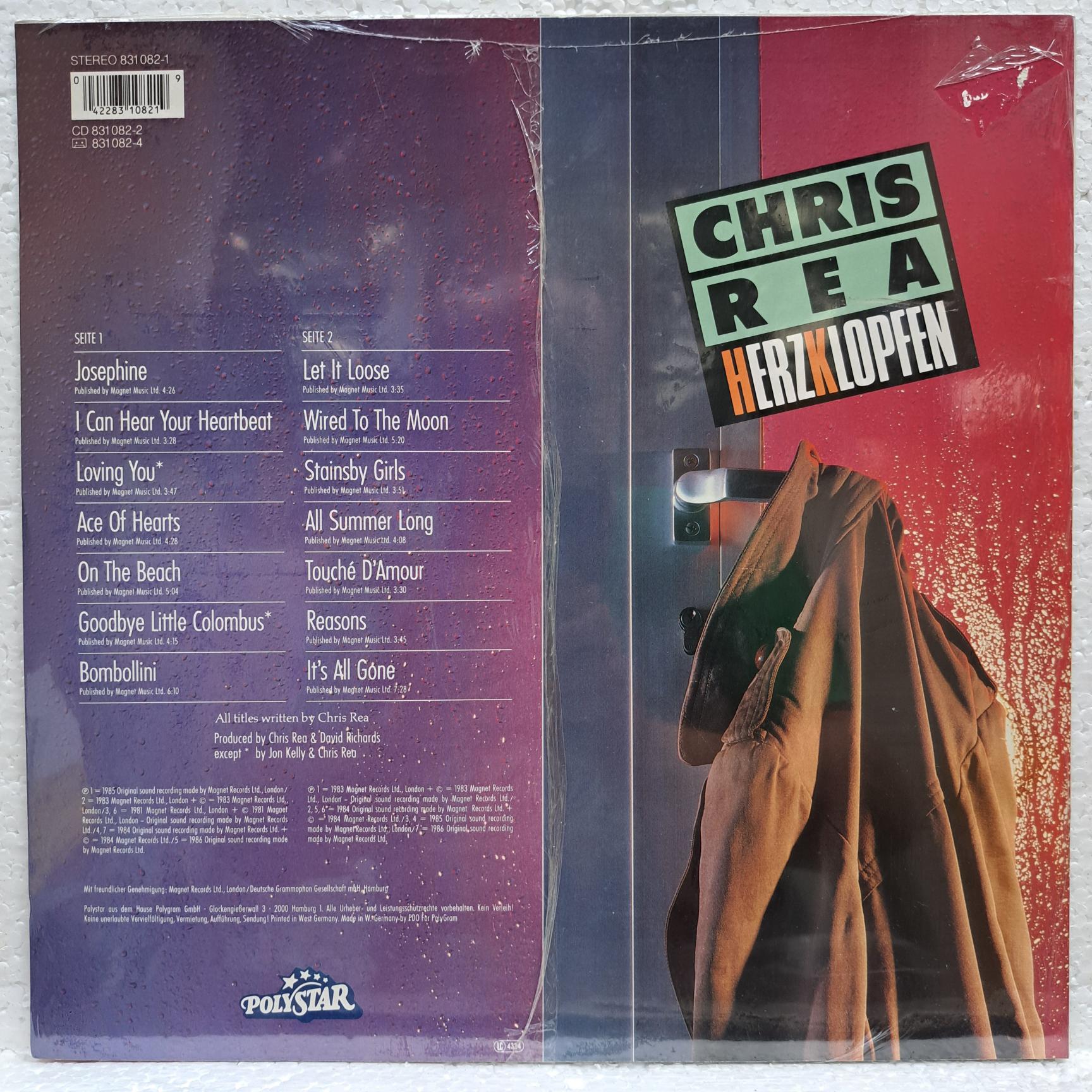 Chris Rea – Herzklopfen - Disc Vinil LP EX - imagine 3