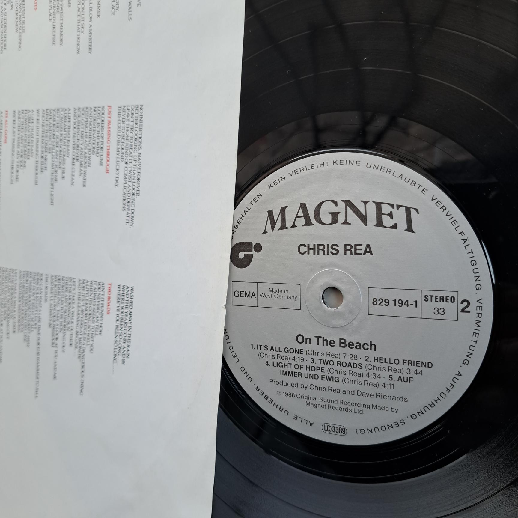 Chris Rea – On The Beach Disc VINIL LP VG - imagine 3
