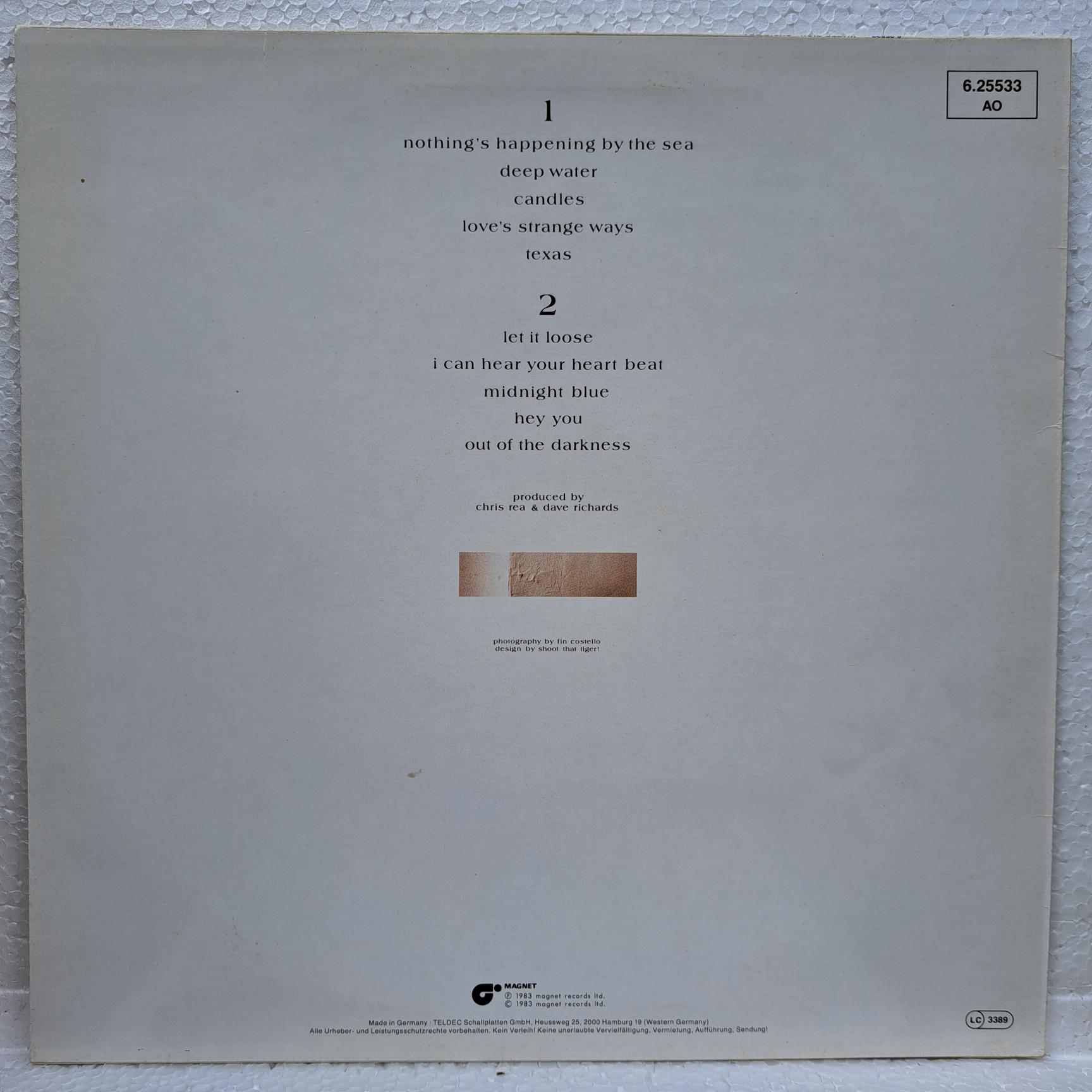 Chris Rea – Water Sign - Disc VINIL LP EX - imagine 3