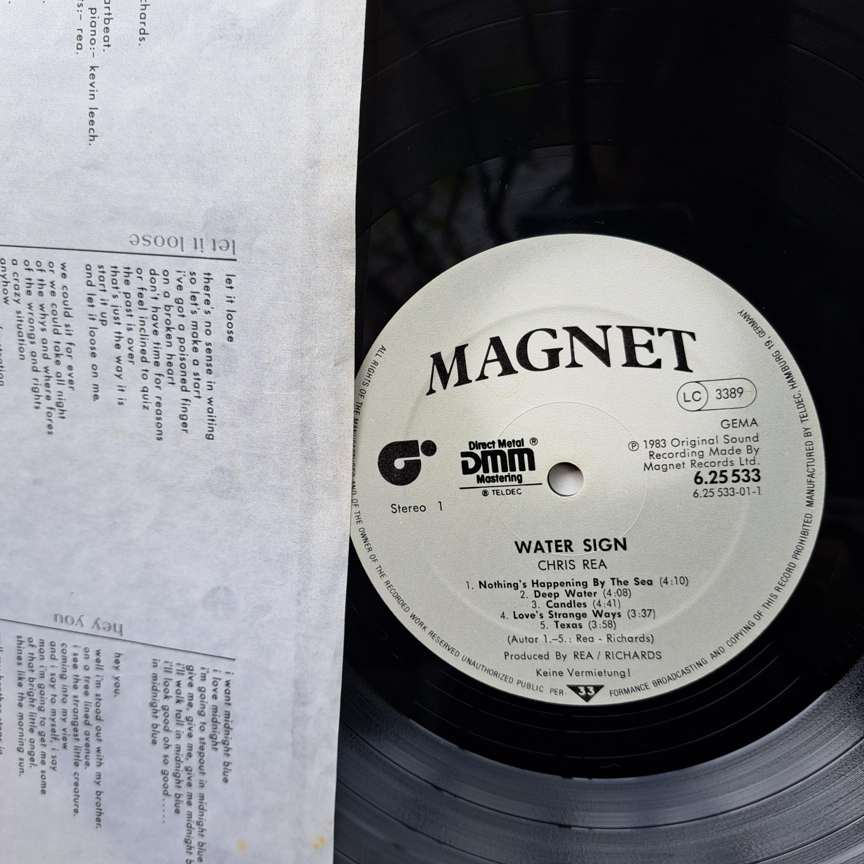 Chris Rea – Water Sign - Disc VINIL LP EX - imagine 2