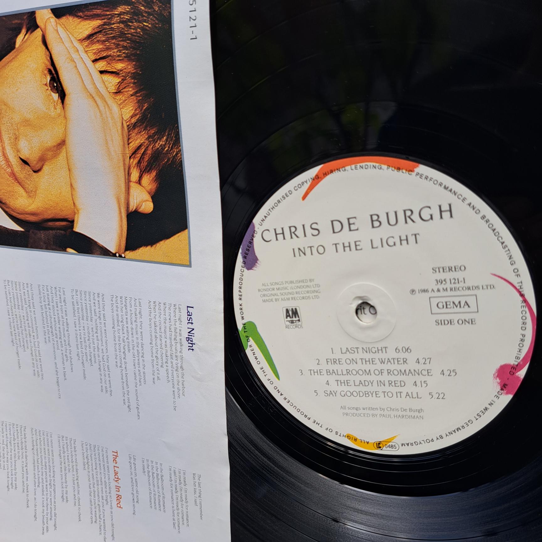Chris de Burgh – Into The Light - Disc VINIL LP VG VG+ - imagine 2
