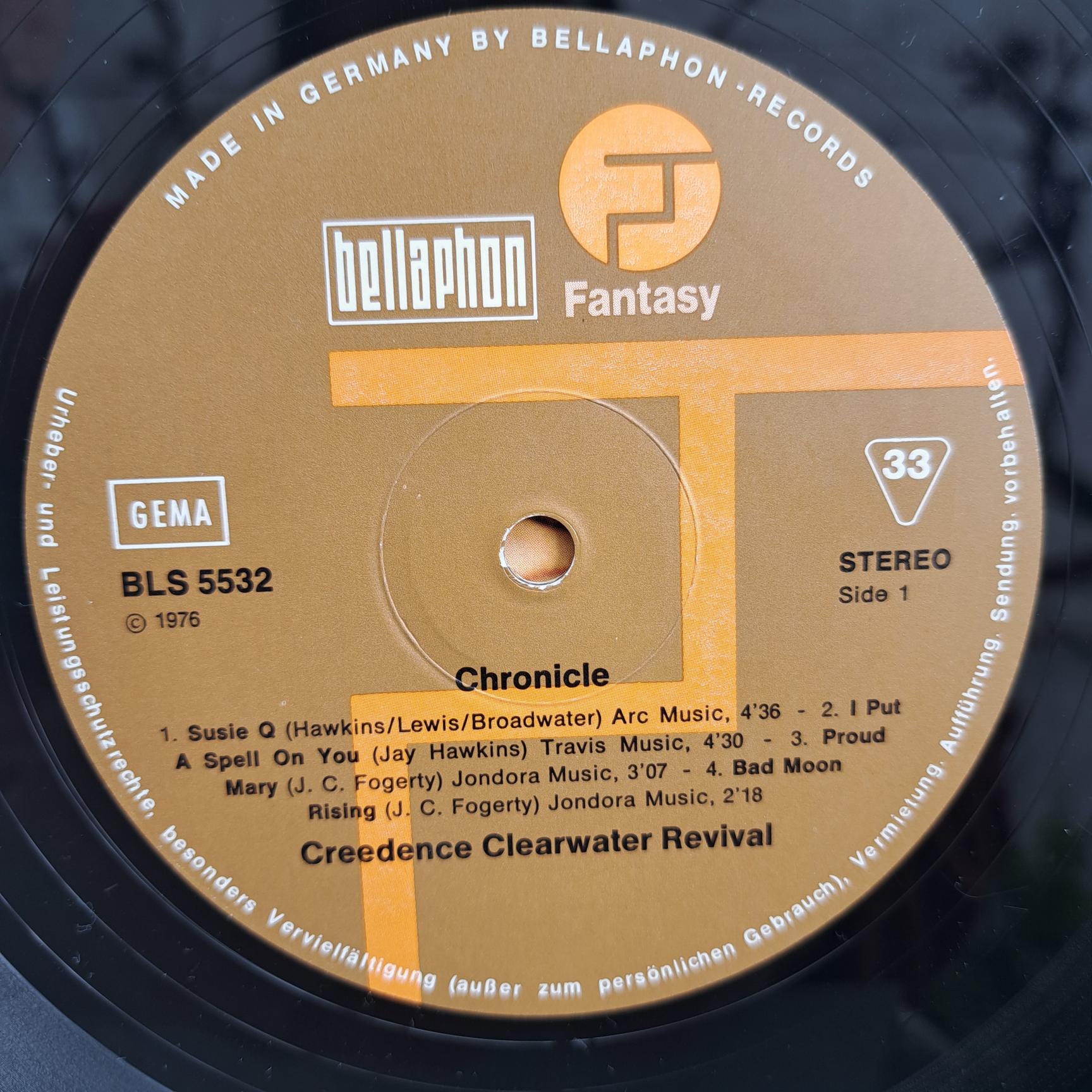 Creedence Clearwater Revival Featuring John Fogerty – Chronicle (The 20 Greatest Hits) - Disc VINIL 2LP EX - imagine 2