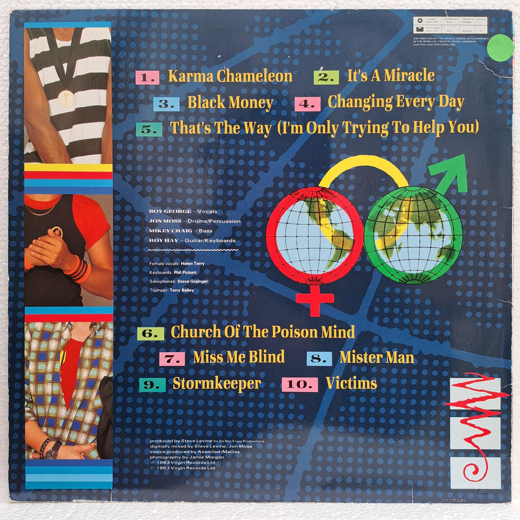 Culture Club – Colour By Numbers - Disc VINIL LP VG VG+ - imagine 3