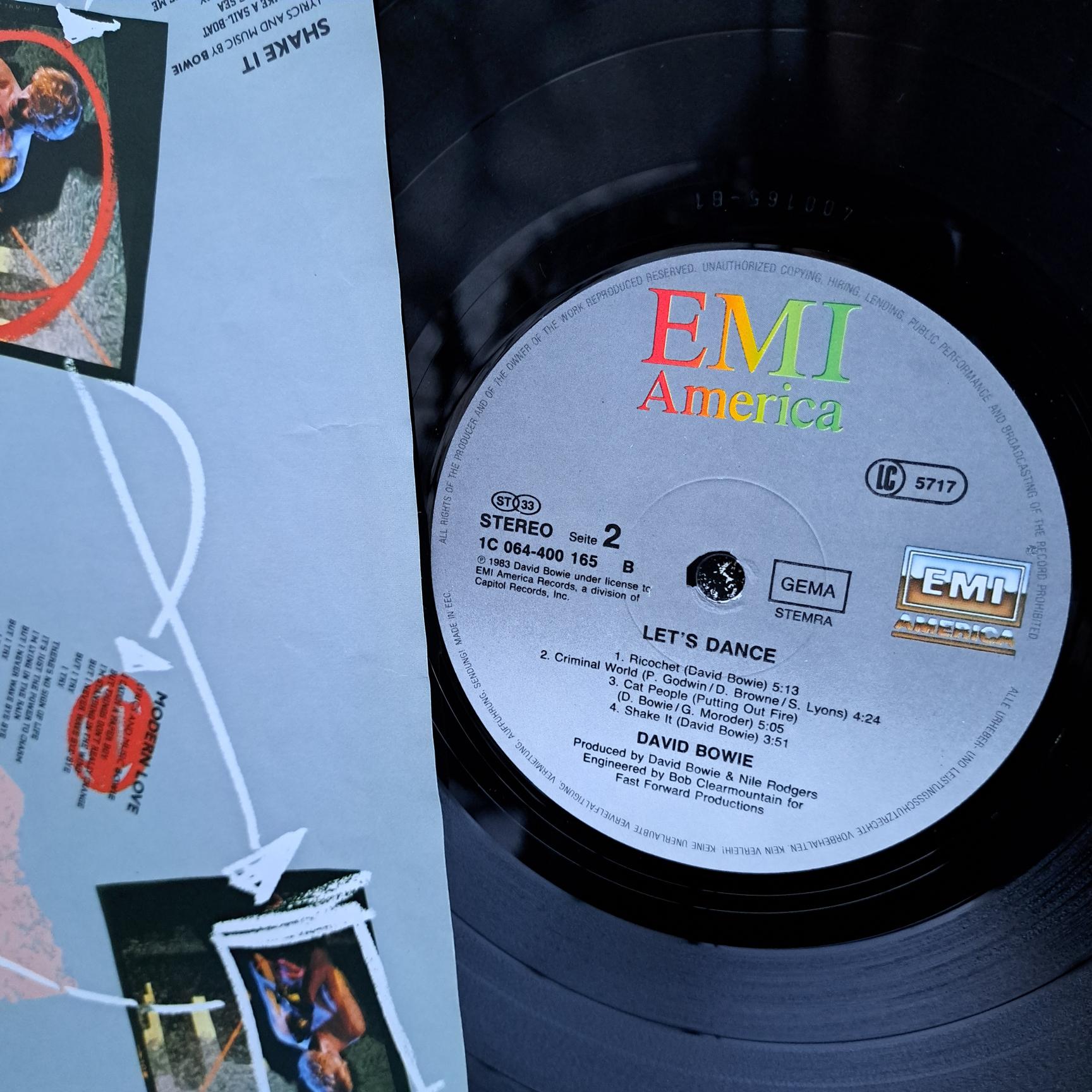 David Bowie – Let’s Dance - Disc VINIL LP VG VG+ - imagine 2