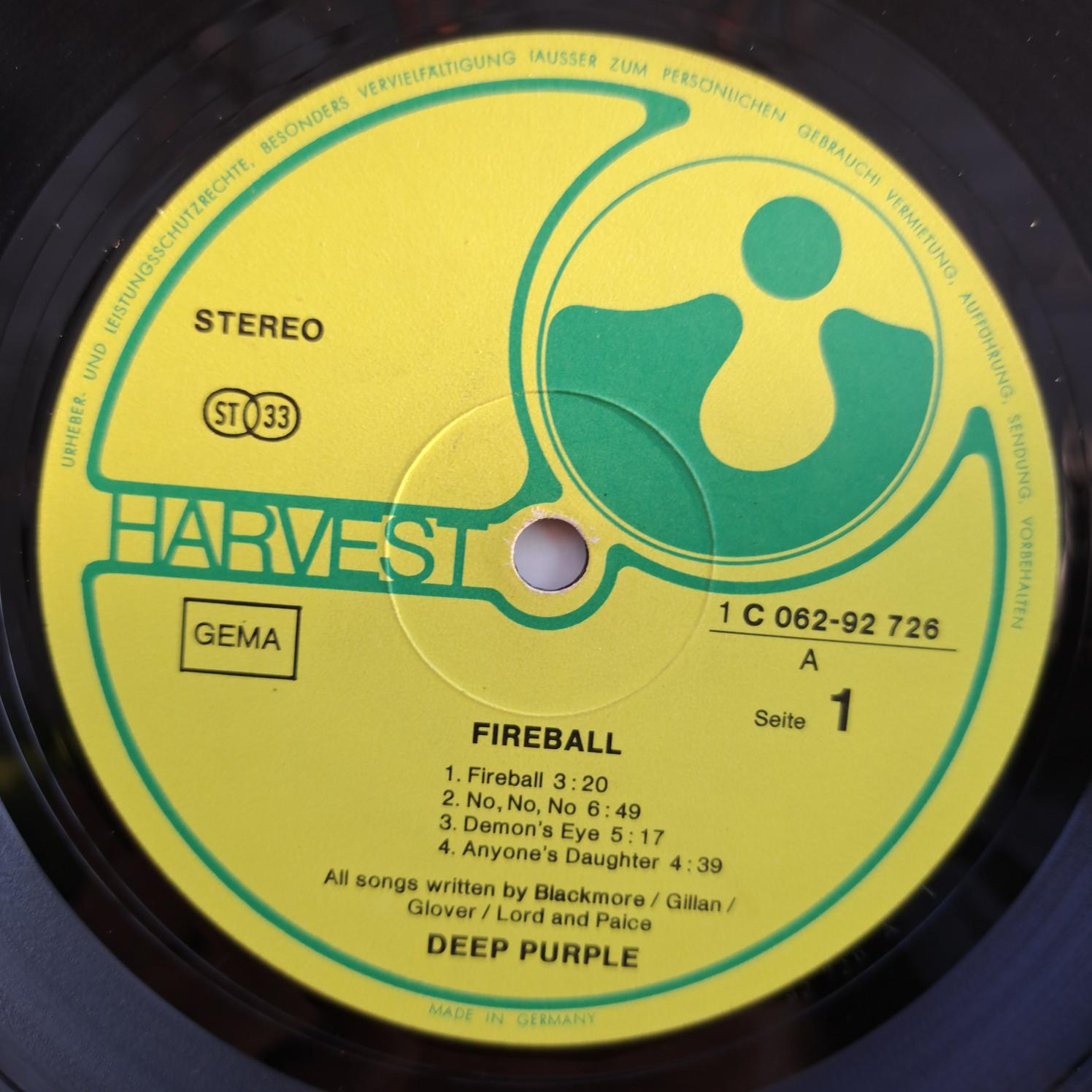 Deep Purple – Fireball - Disc VINIL LP VG VG+ - imagine 2