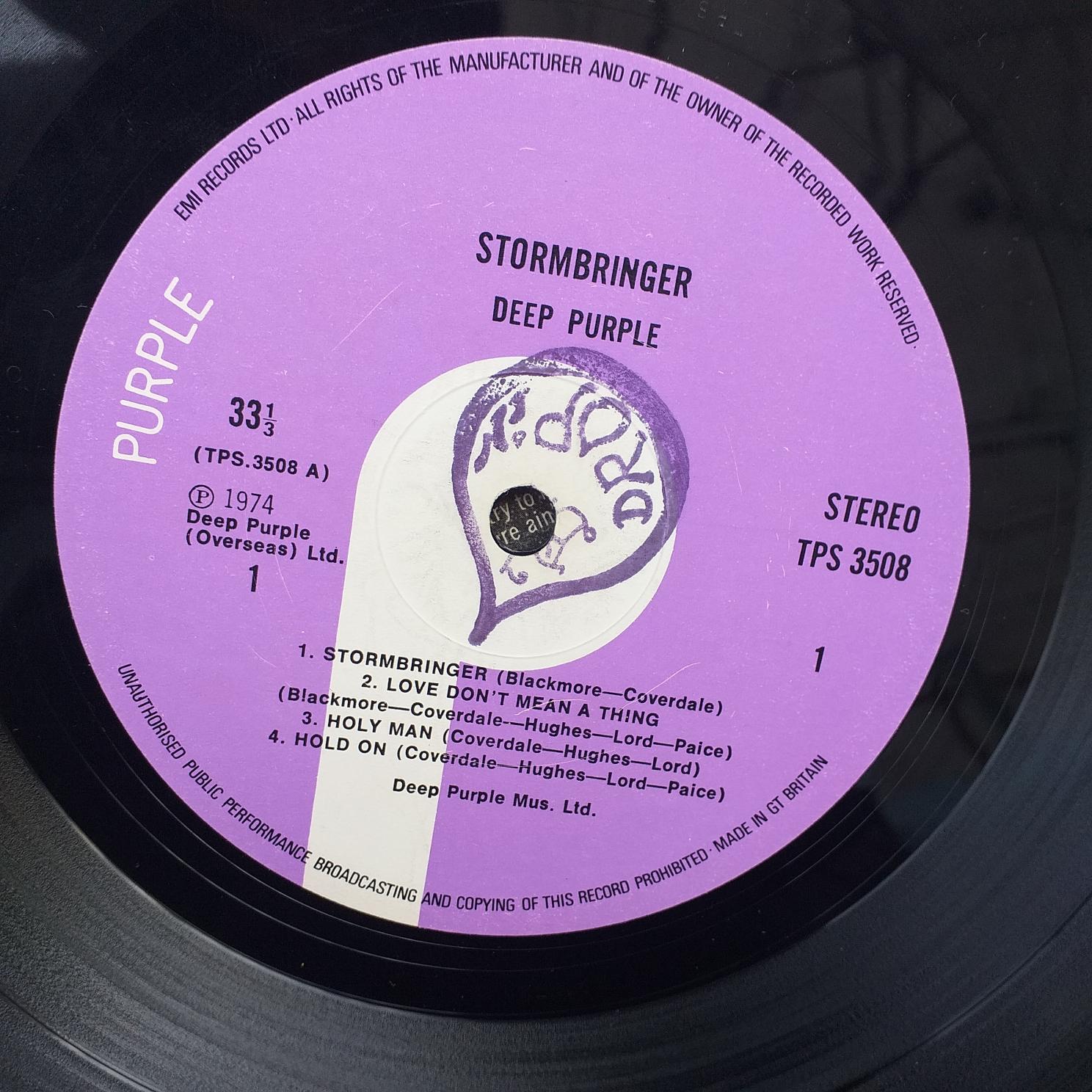 Deep Purple – Stormbringer - Disc VINIL LP VG - imagine 2