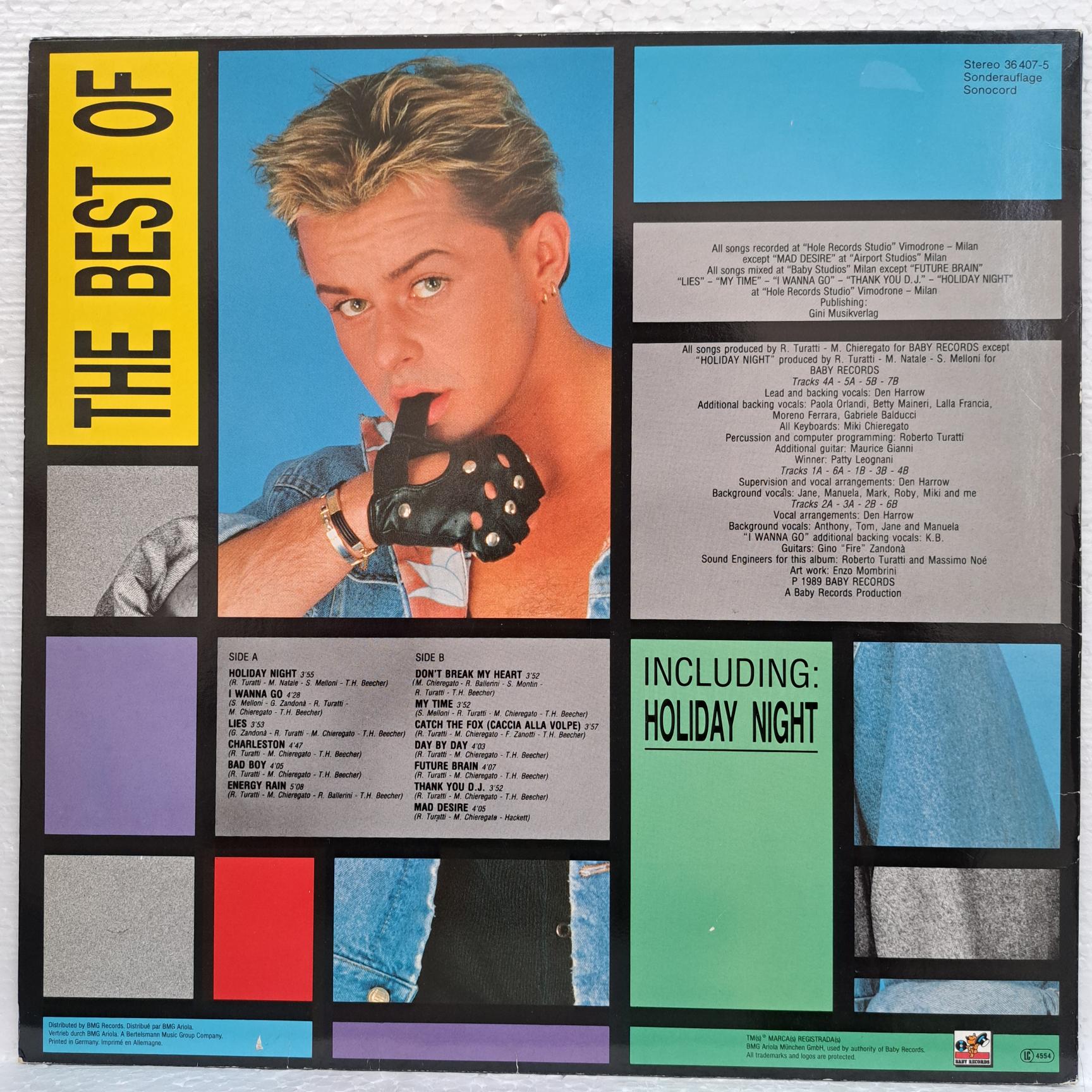 Den Harrow – The Best Of Den Harrow - Disc VINIL LP VG+ - imagine 3