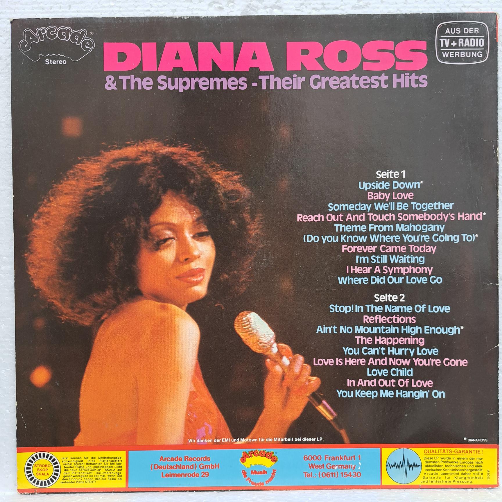 Diana Ross & The Supremes – Their Greatest Hits - Disc VINIL LP VG - imagine 2