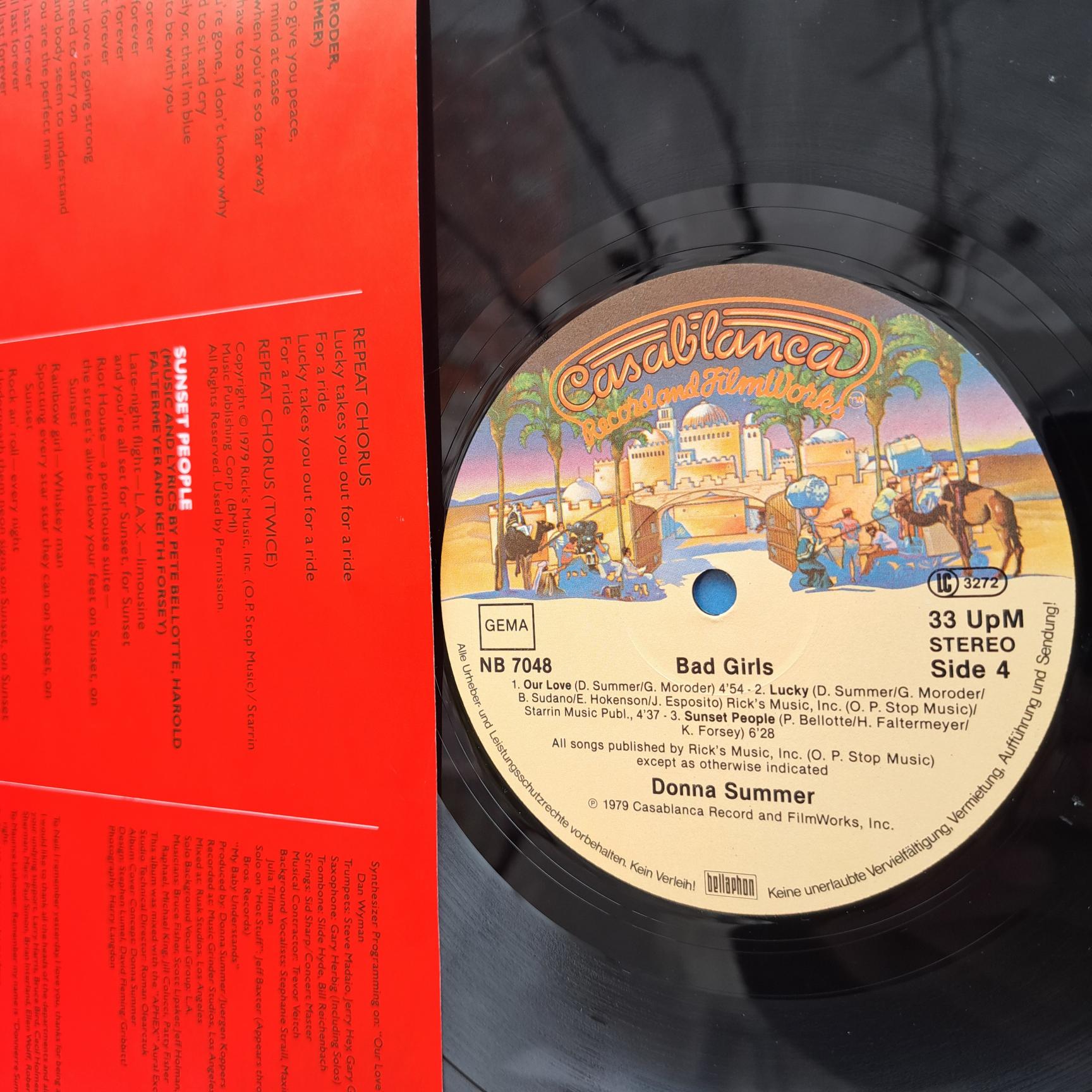 Donna Summer – Bad Girls - Disc VINIL 2LP EX - imagine 2