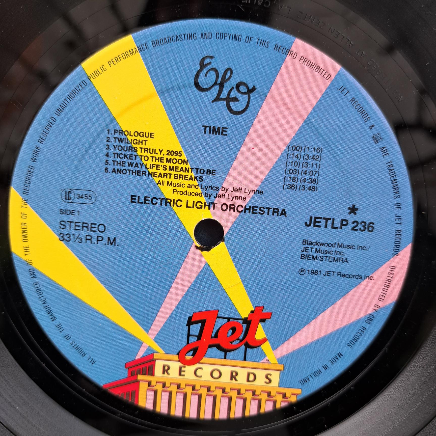 ELO – Time - Disc Disc VINIL LP VG, resigilat - imagine 2