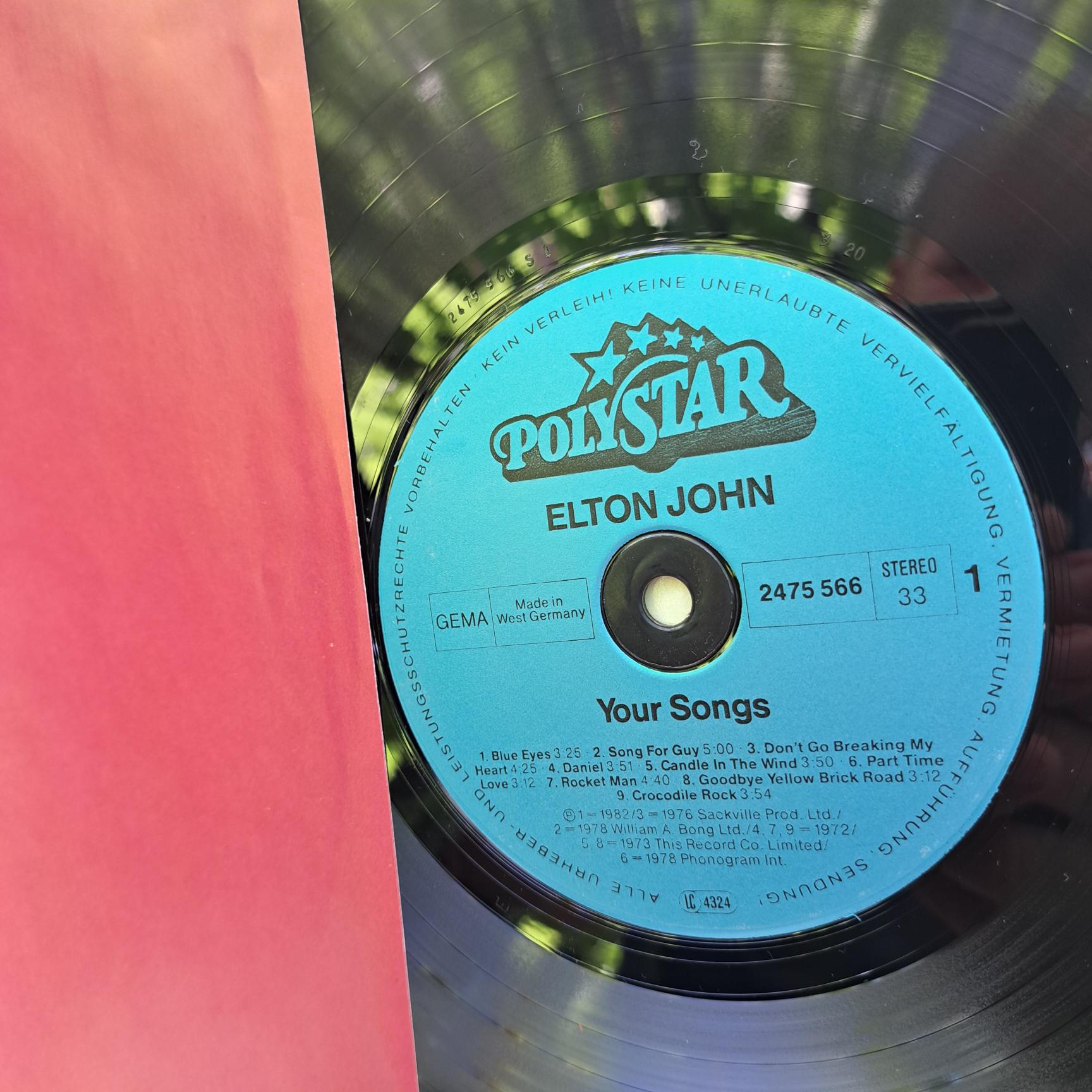Elton John – Your Songs - Disc VINIL LP VG VG- - imagine 3