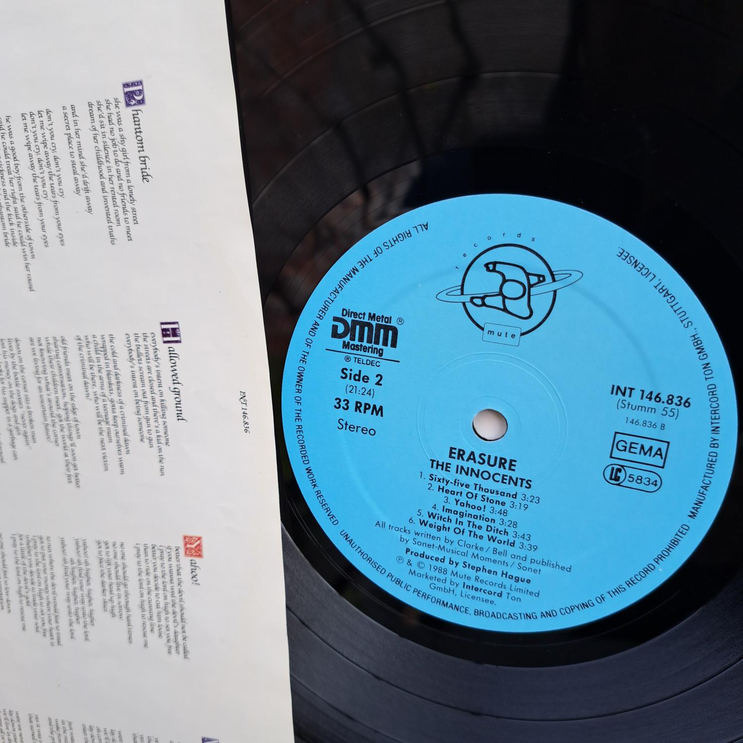 Hit Fascination 4/90 - Depeche Mode, Guru Josh, Kim Wilde, Soul II Soul, David Hasselhoff - Disc VINIL LP EX - imagine 2