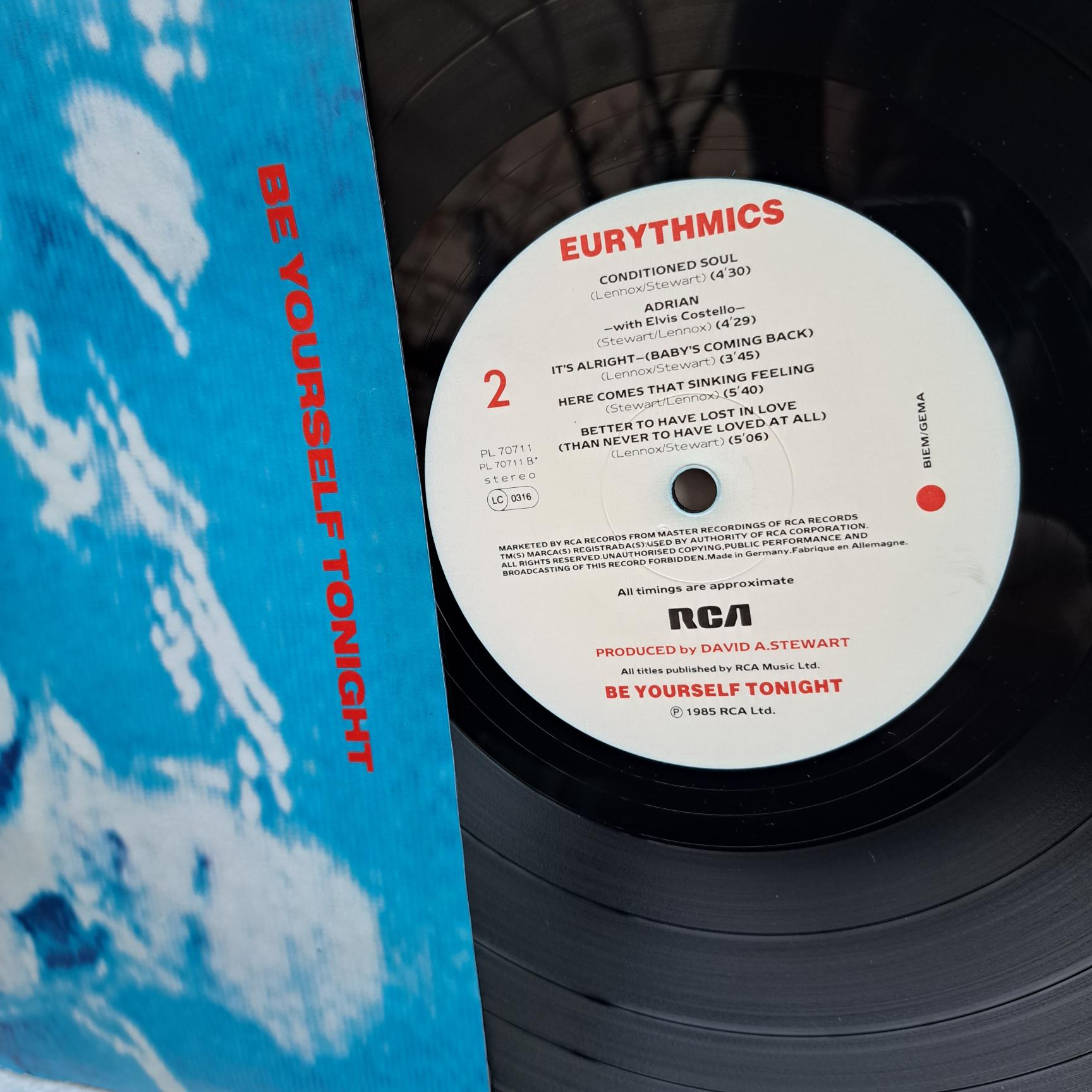 Eurythmics – Be Yourself Tonight - Disc VINIL LP VG VG+ - imagine 2