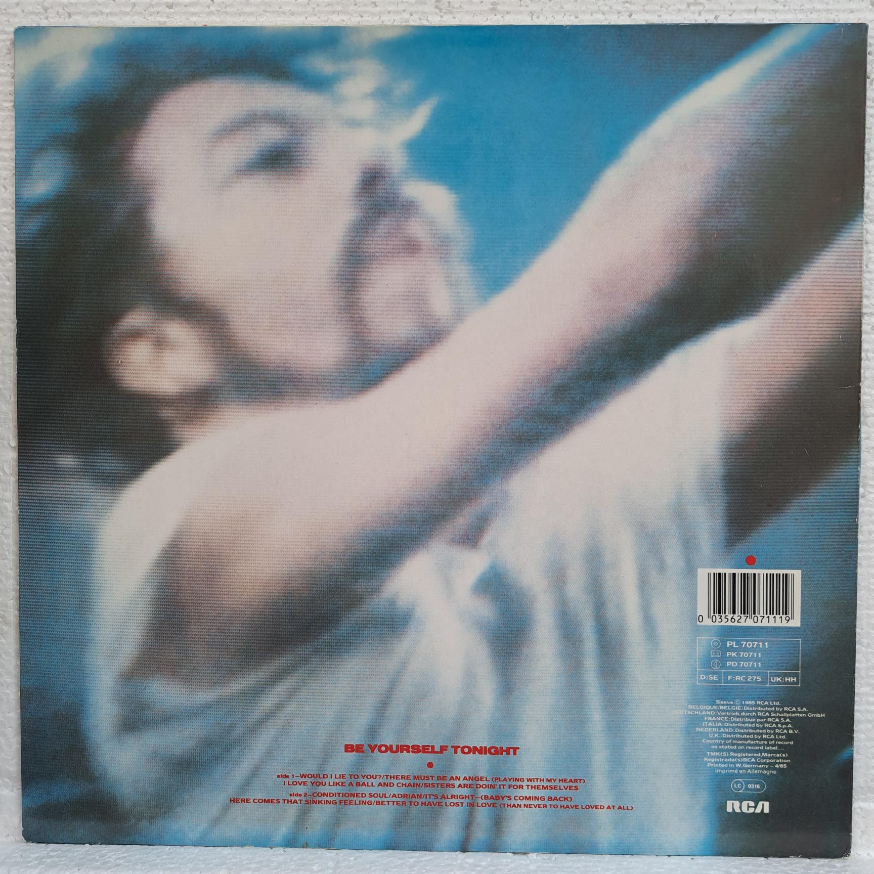 Eurythmics – Be Yourself Tonight - Disc VINIL LP VG VG+ - imagine 3