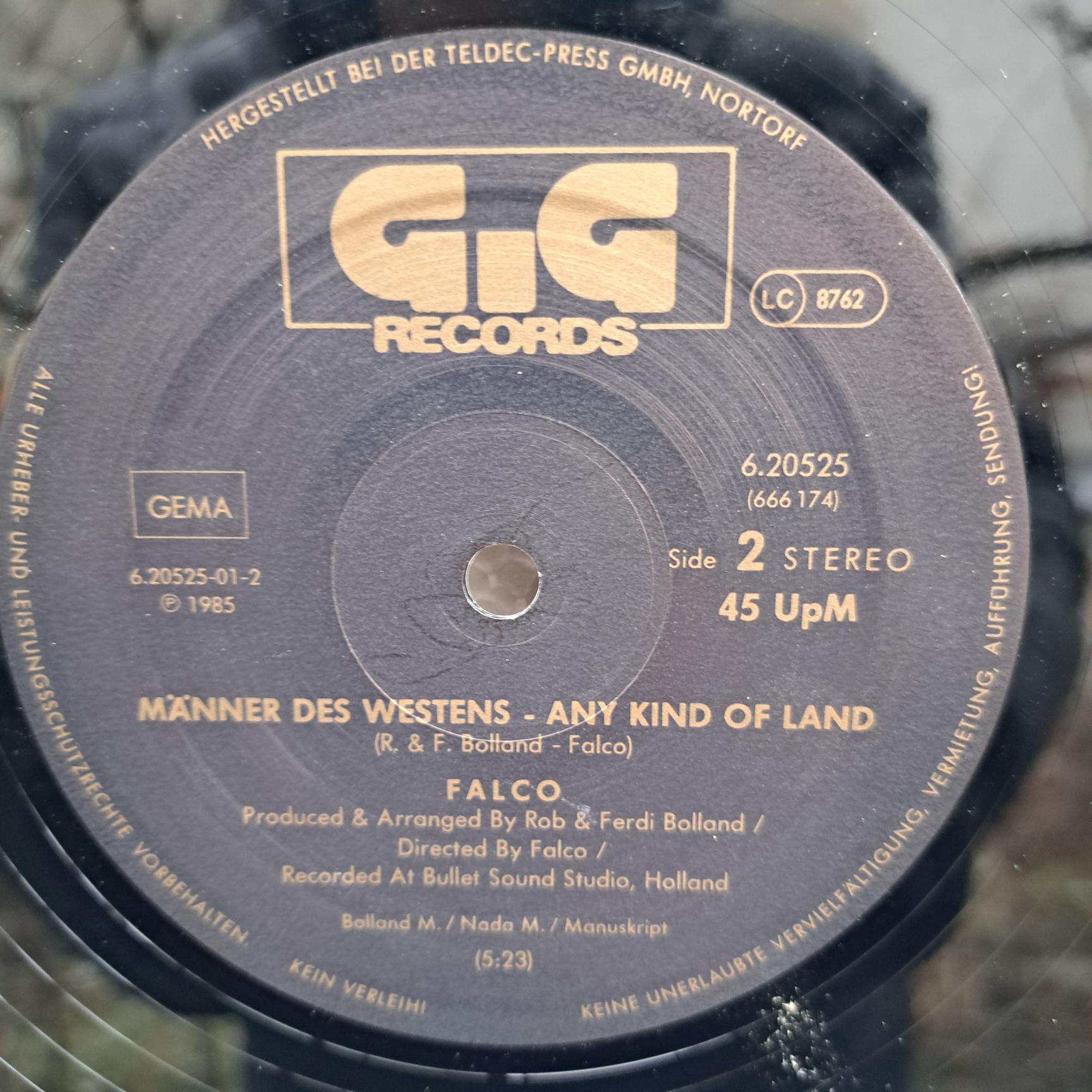 Falco – Jeanny Part 1 - Disc VINIL Maxi 45 RPM EX - imagine 2