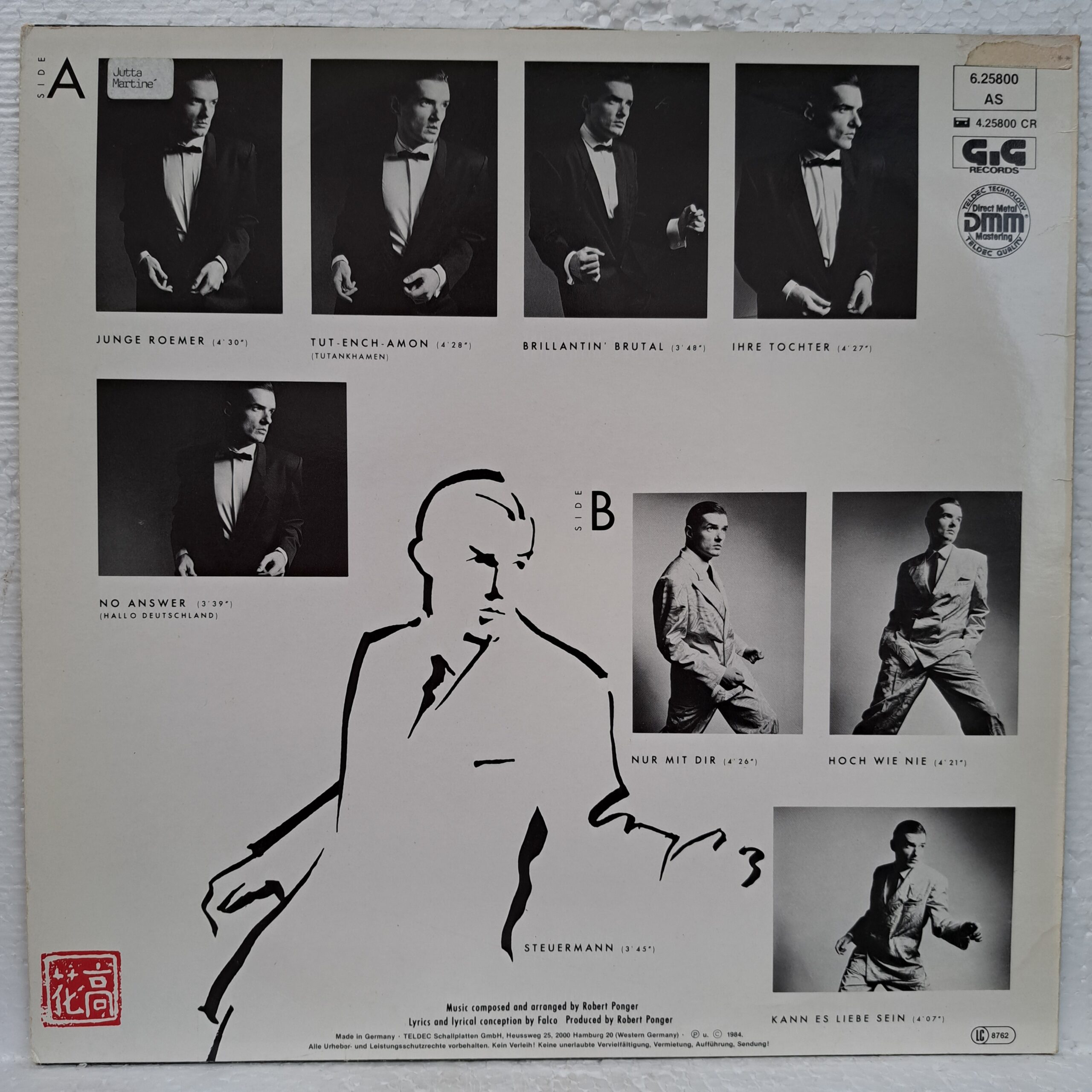 Falco – Junge Roemer - Disc VINIL LP EX - imagine 3