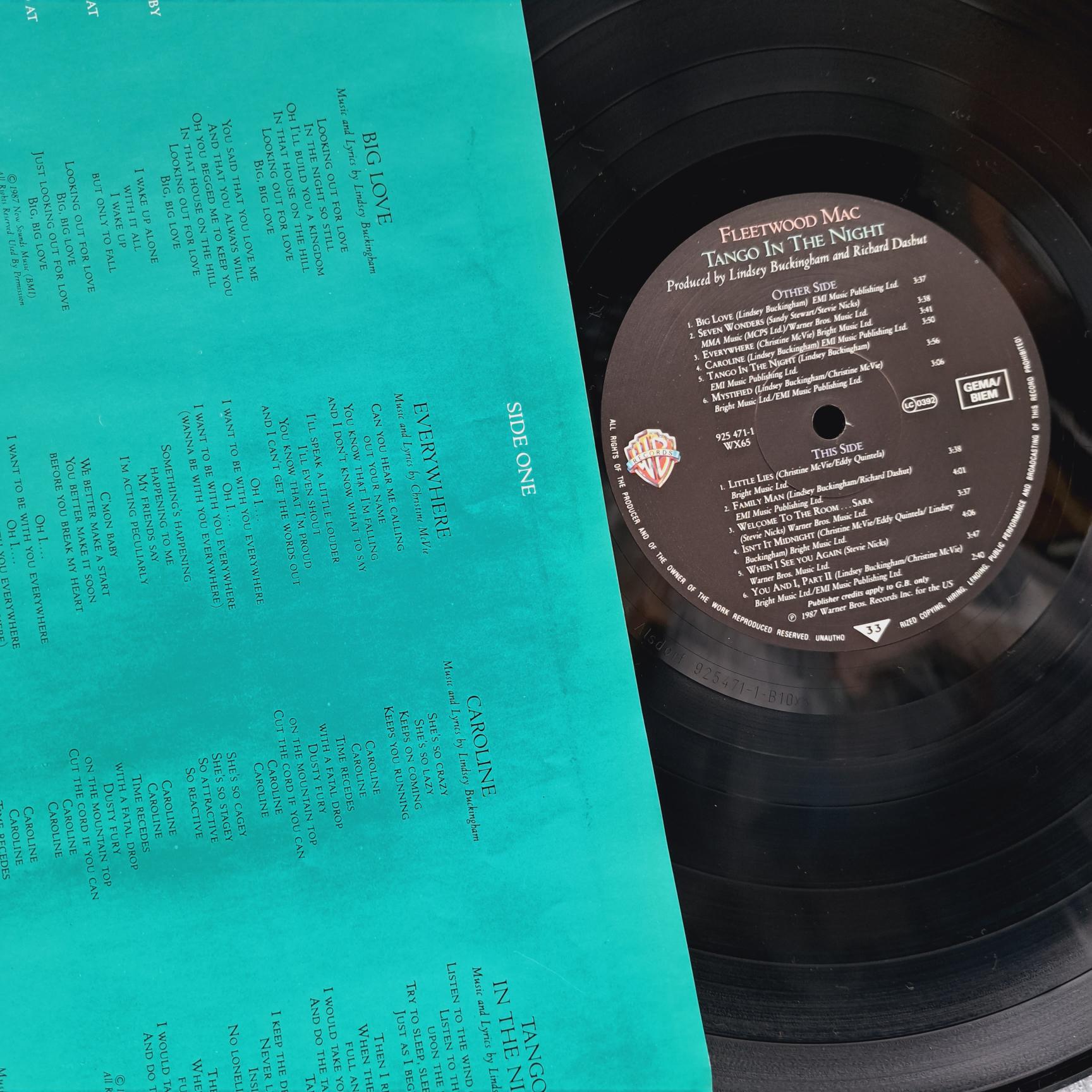 Fleetwood Mac – Tango In The Night - Disc VINIL LP EX - imagine 2