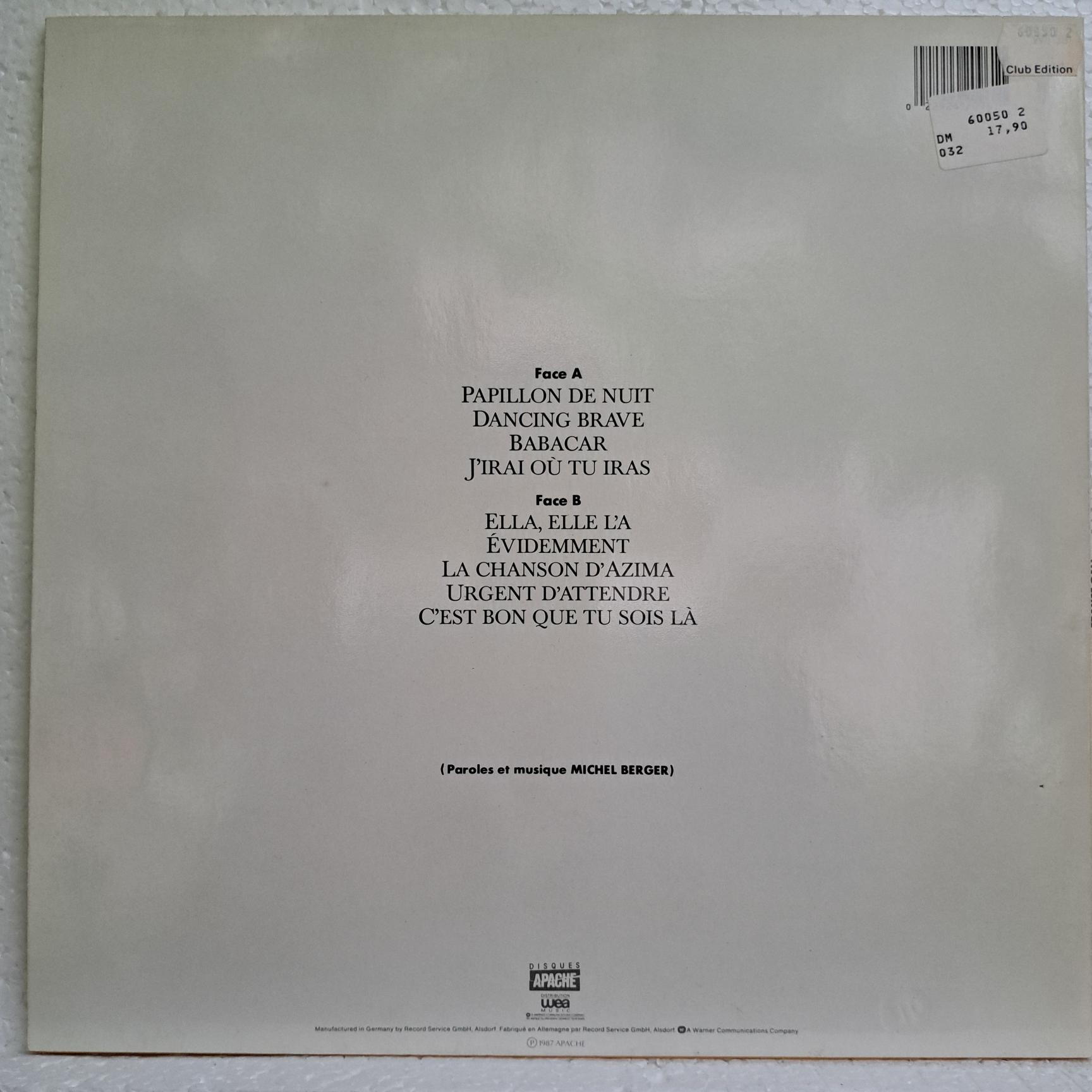 France Gall – Babacar - Disc VINIL LP VG+ - imagine 2