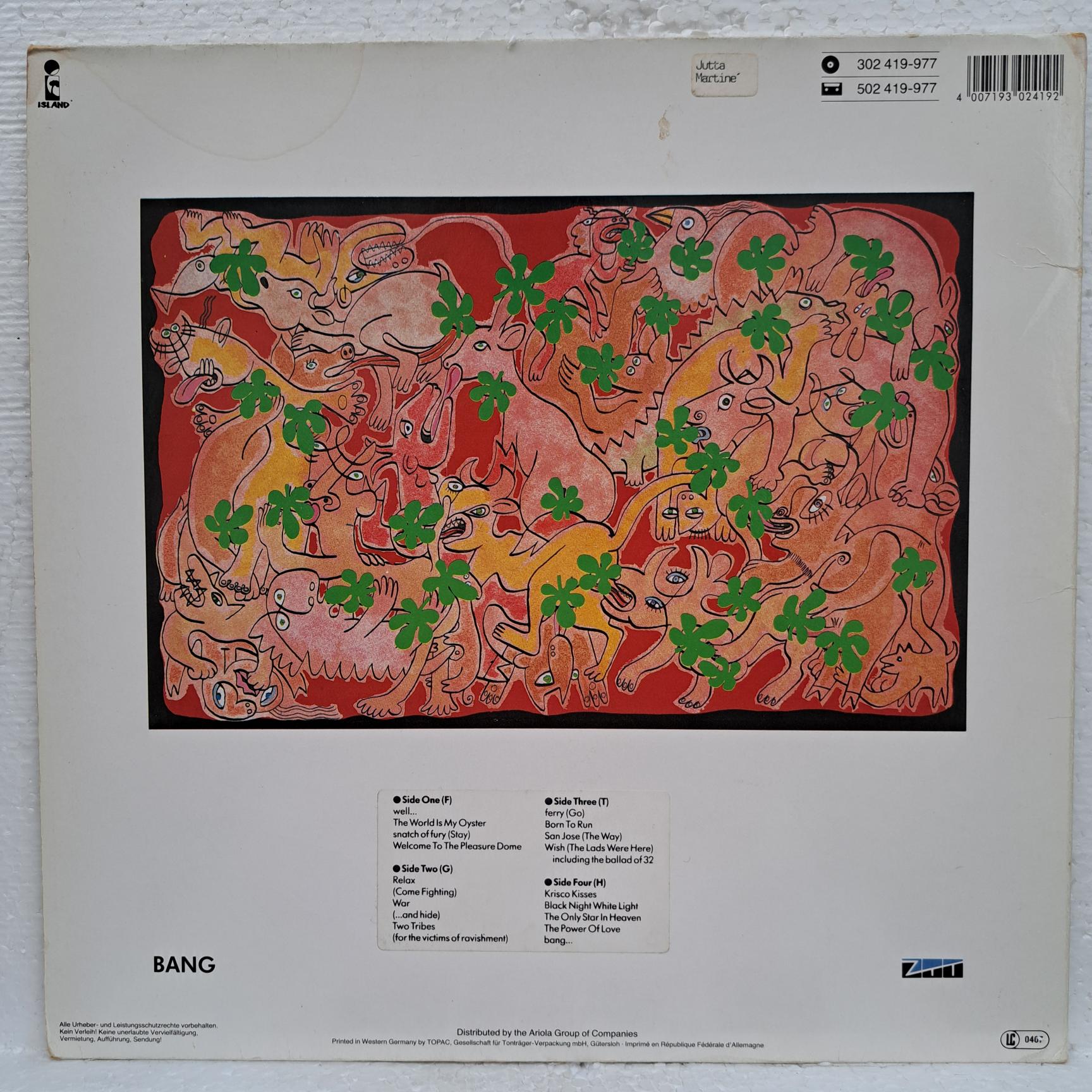Frankie Goes To Hollywood – Welcome To The Pleasuredome - Disc VINIL 2LP VG+ - imagine 3
