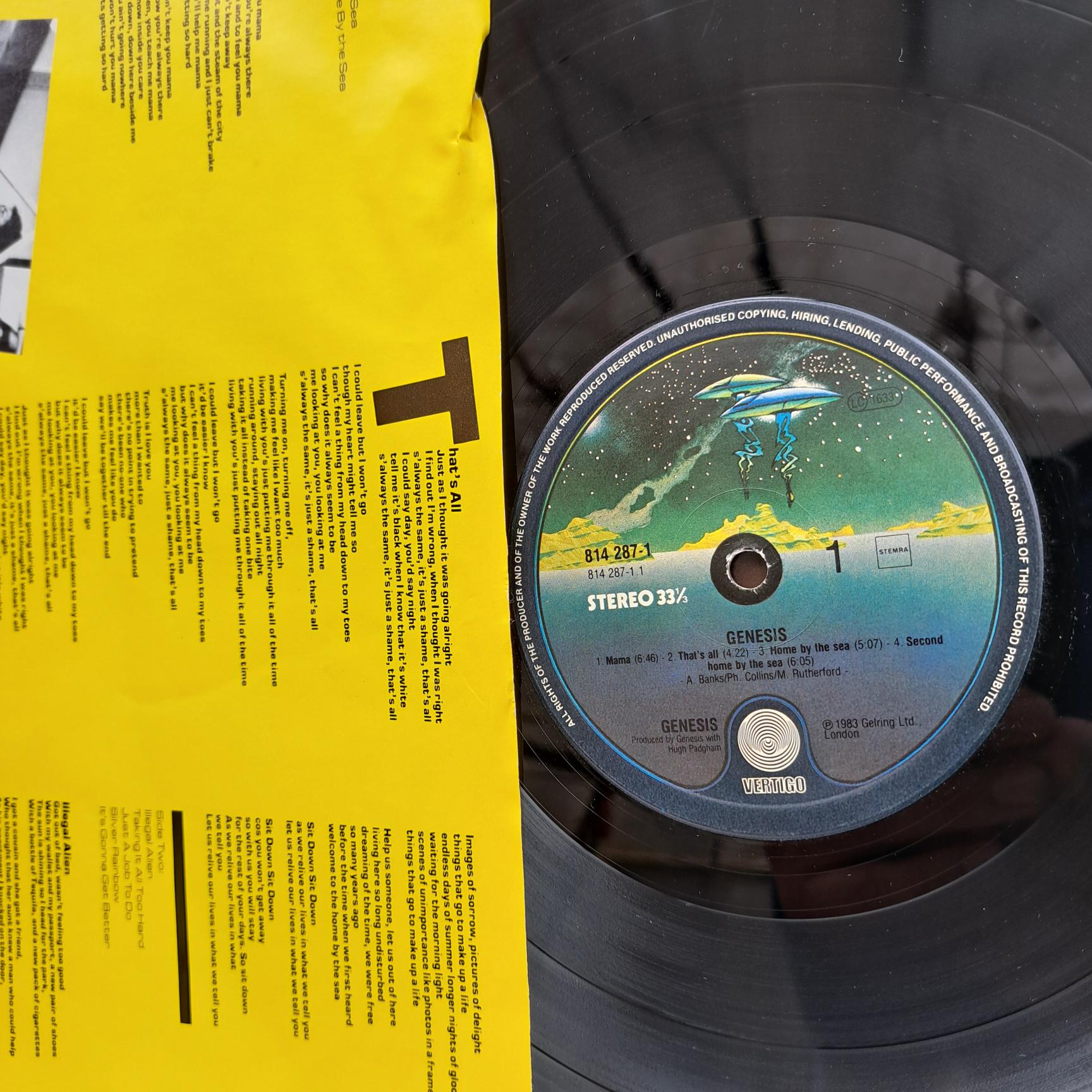 Genesis - Genesis - Disc VINIL LP VG VG+ - imagine 2
