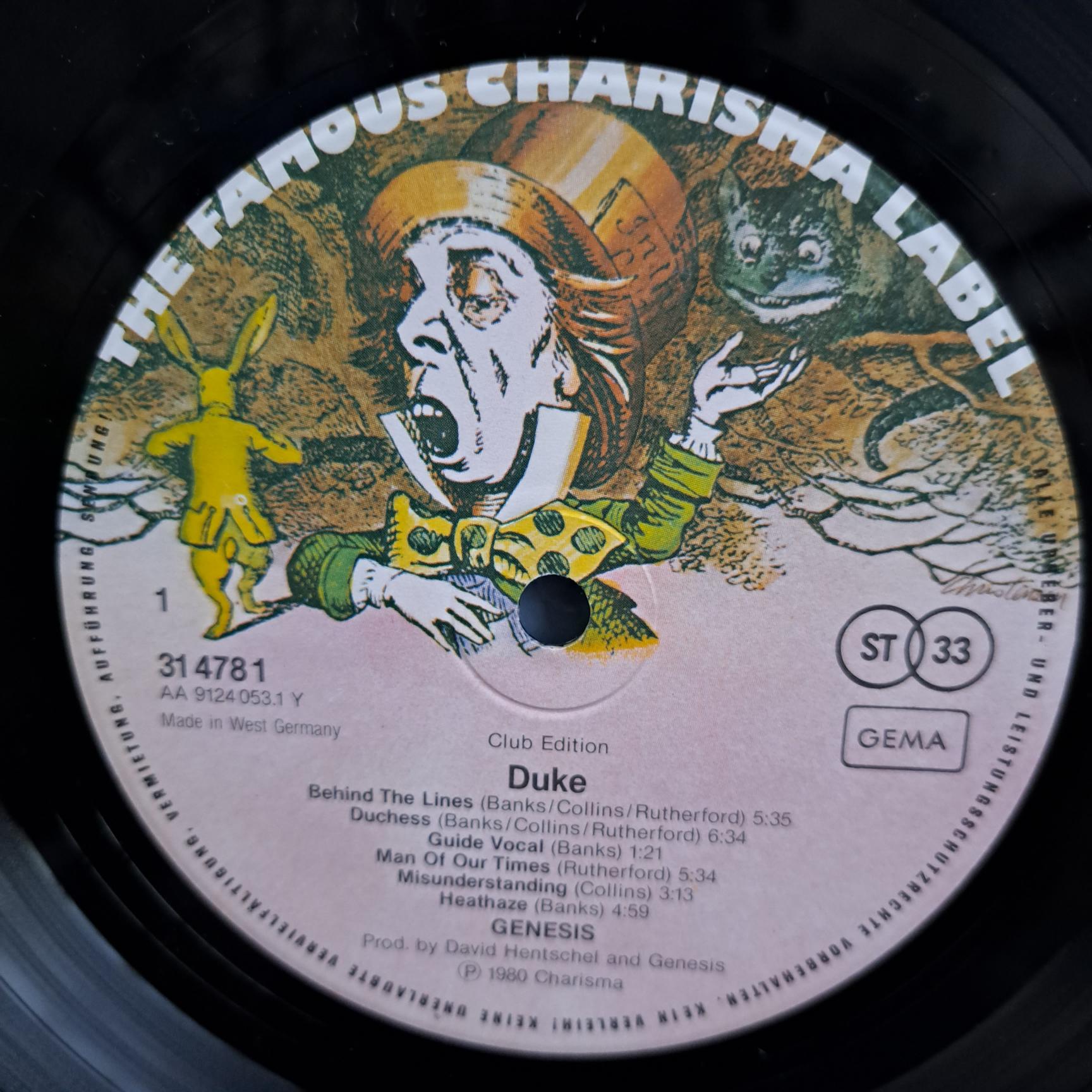 Genesis – Duke - Disc VINIL LP VG VG+ - imagine 3