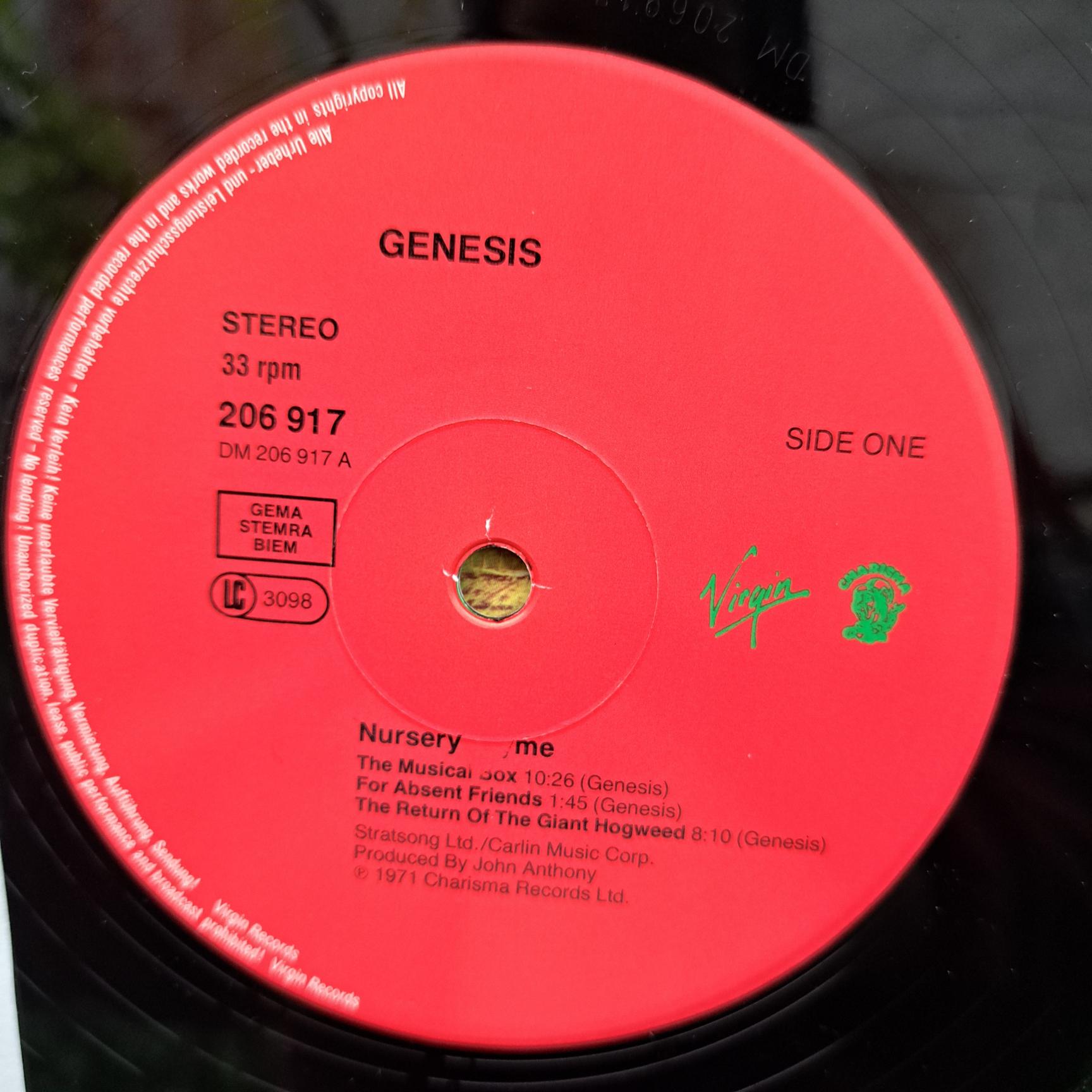 Genesis – Nursery Cryme - Disc VINIL LP VG - imagine 4