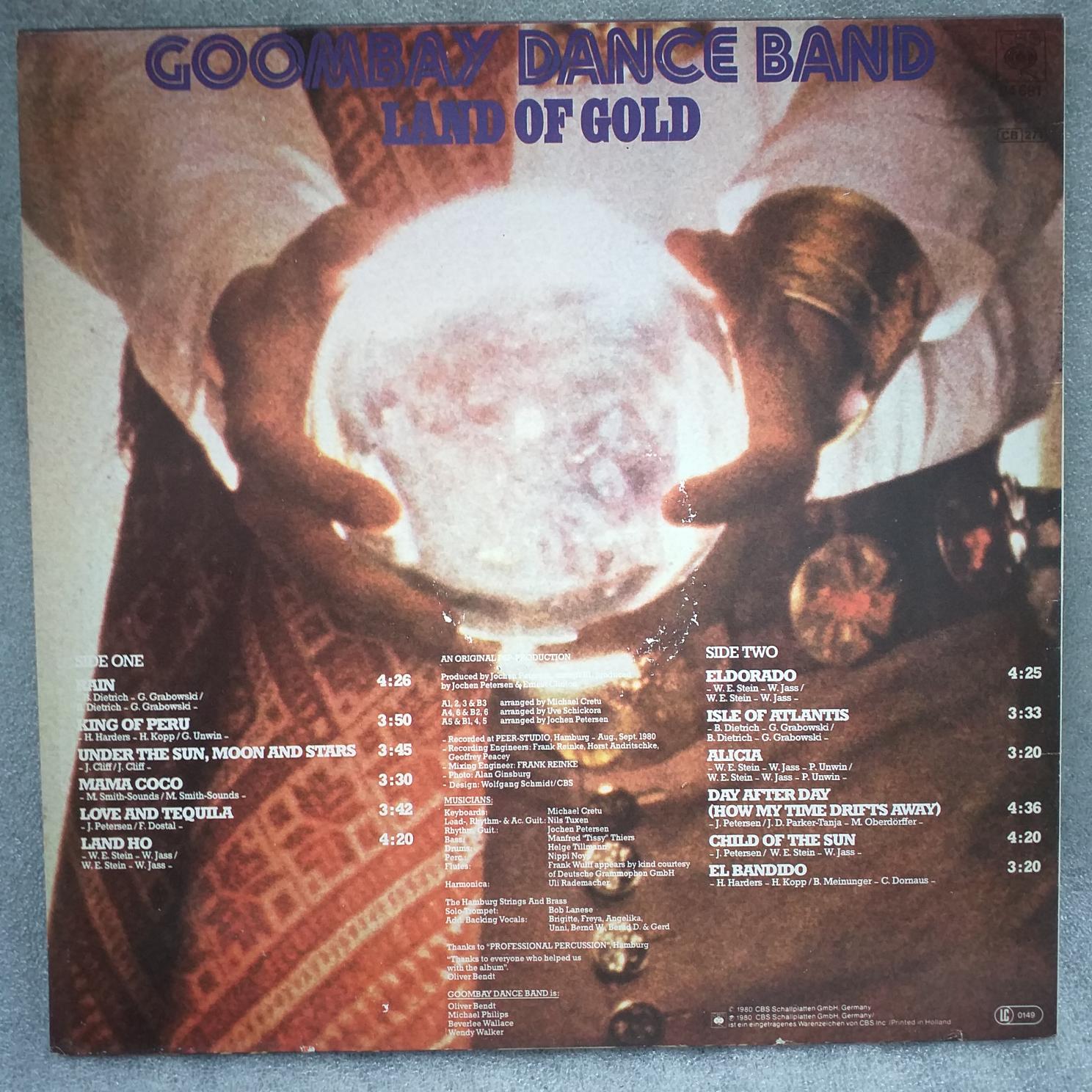 Goombay Dance Band – Land Of Gold - Disc VINIL LP EX - imagine 2