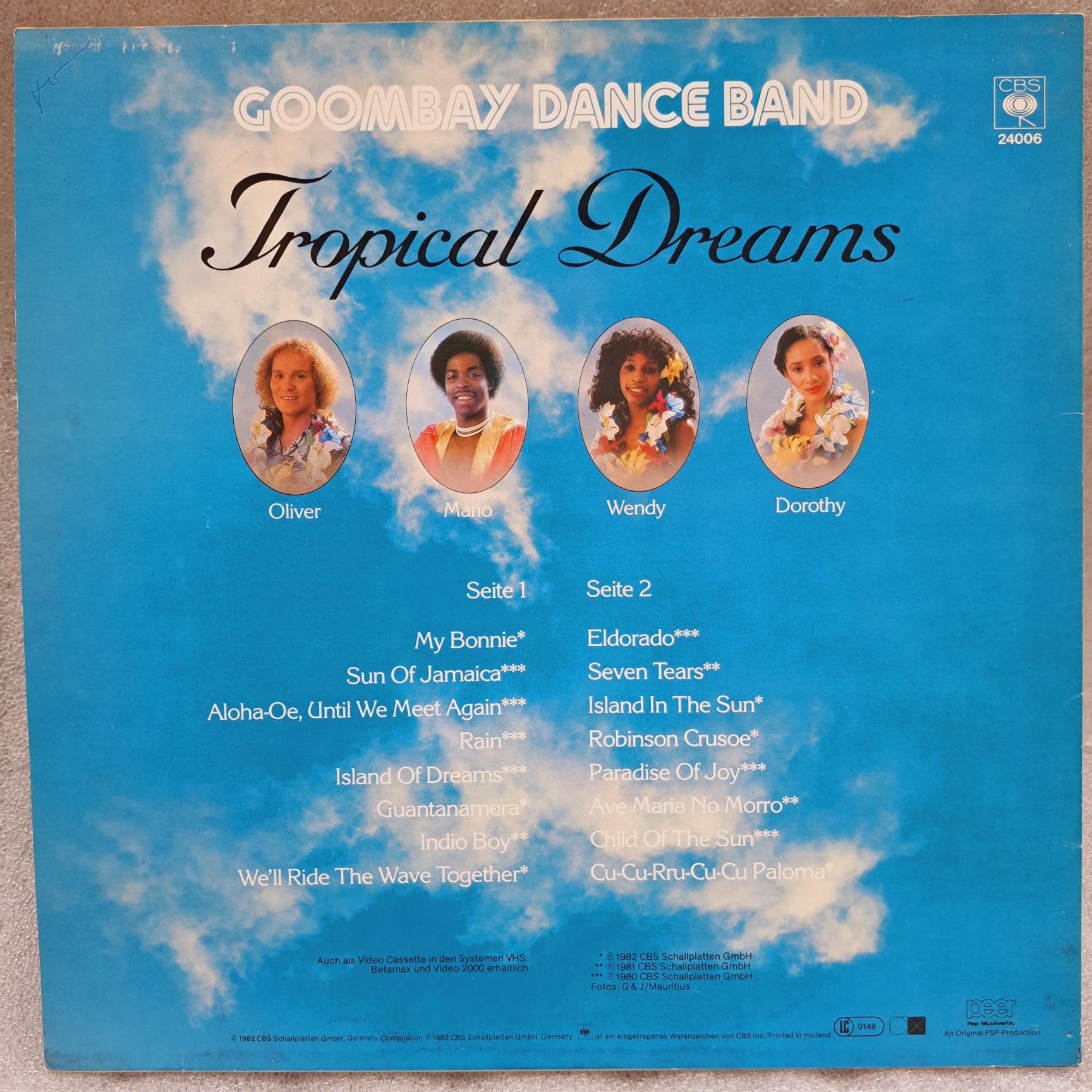 Goombay Dance Band – Tropical Dreams .Disc VINIL LP EX - imagine 2