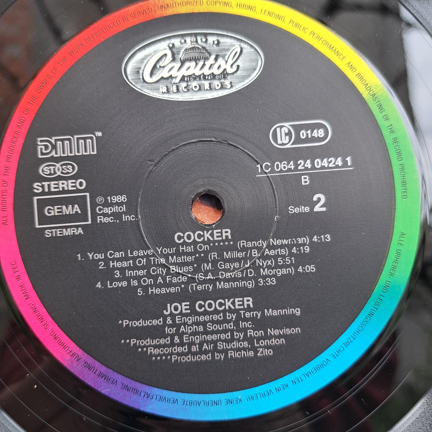 Joe Cocker – Cocker - Disc VINIL LP VG - imagine 2