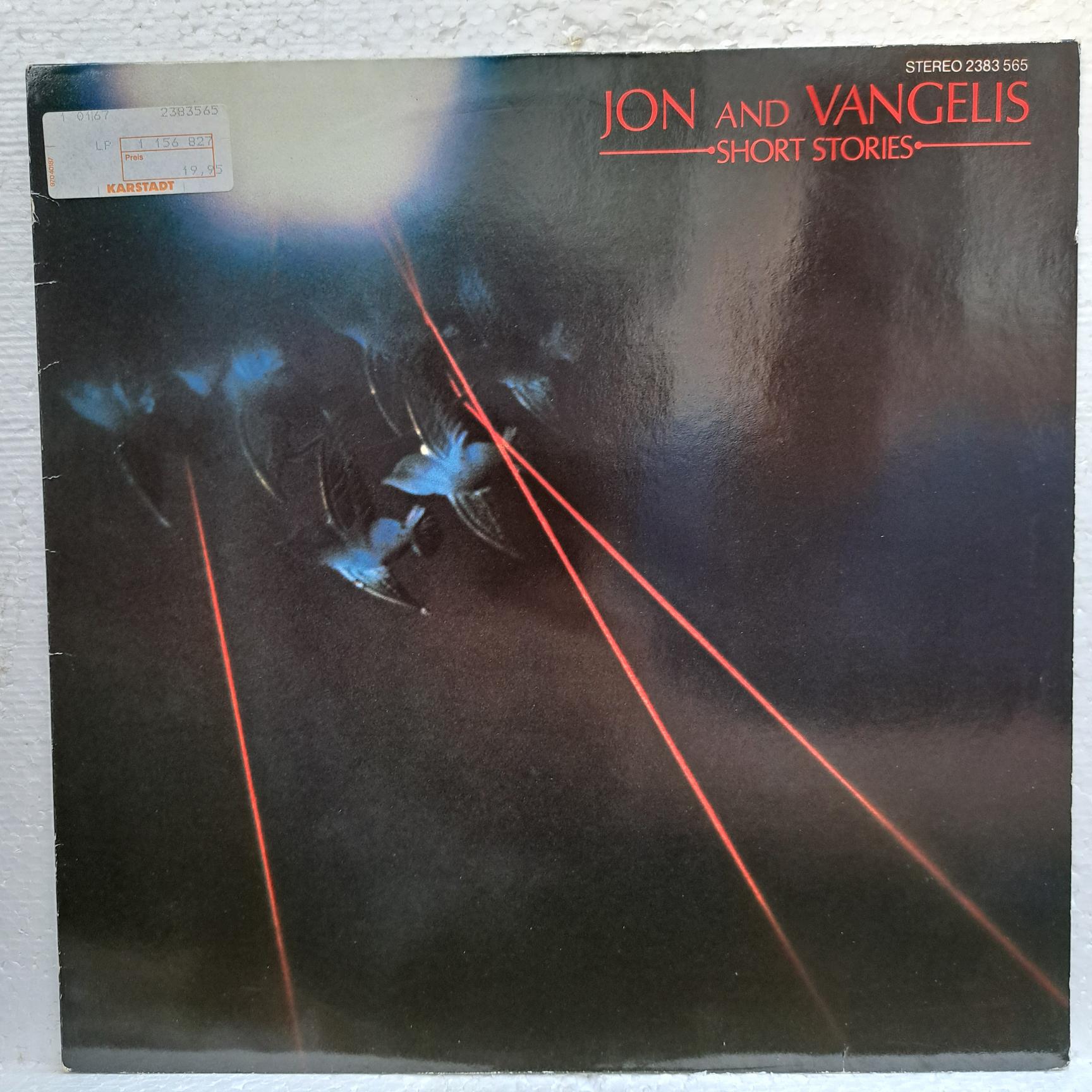 Jon and Vangelis – Short Stories - Disc VINIL LP VG VG+