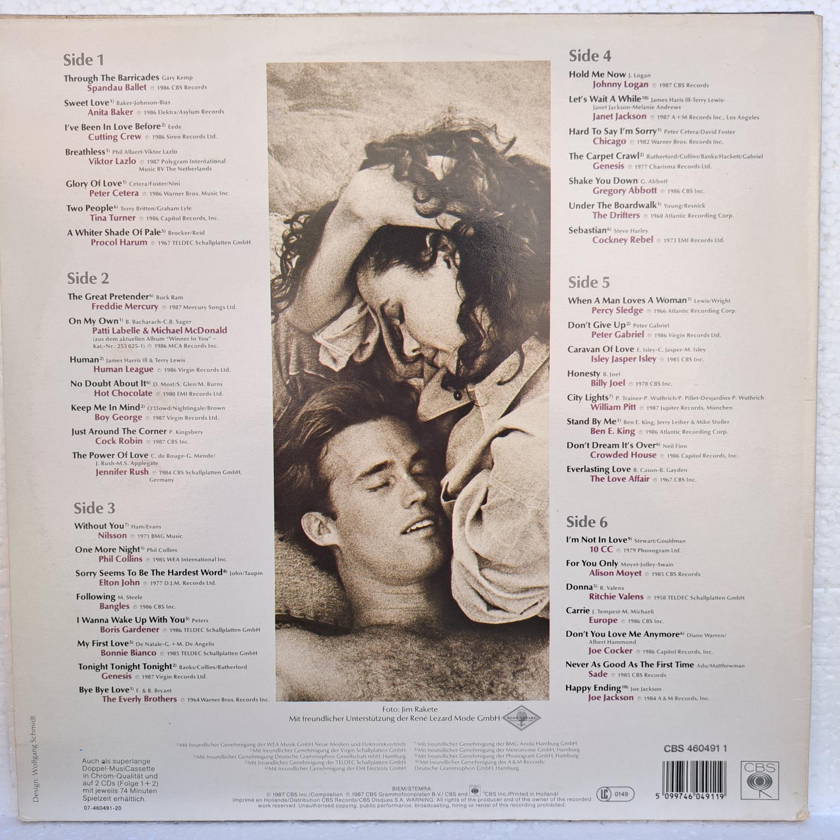 Kuschelrock 2- Nazareth, Sade, OMD, Scorpions Chris Rea, A-HA, Chris de Burgh, Foreigner, Uriah Heep - Disc VINIL LP EX - imagine 3