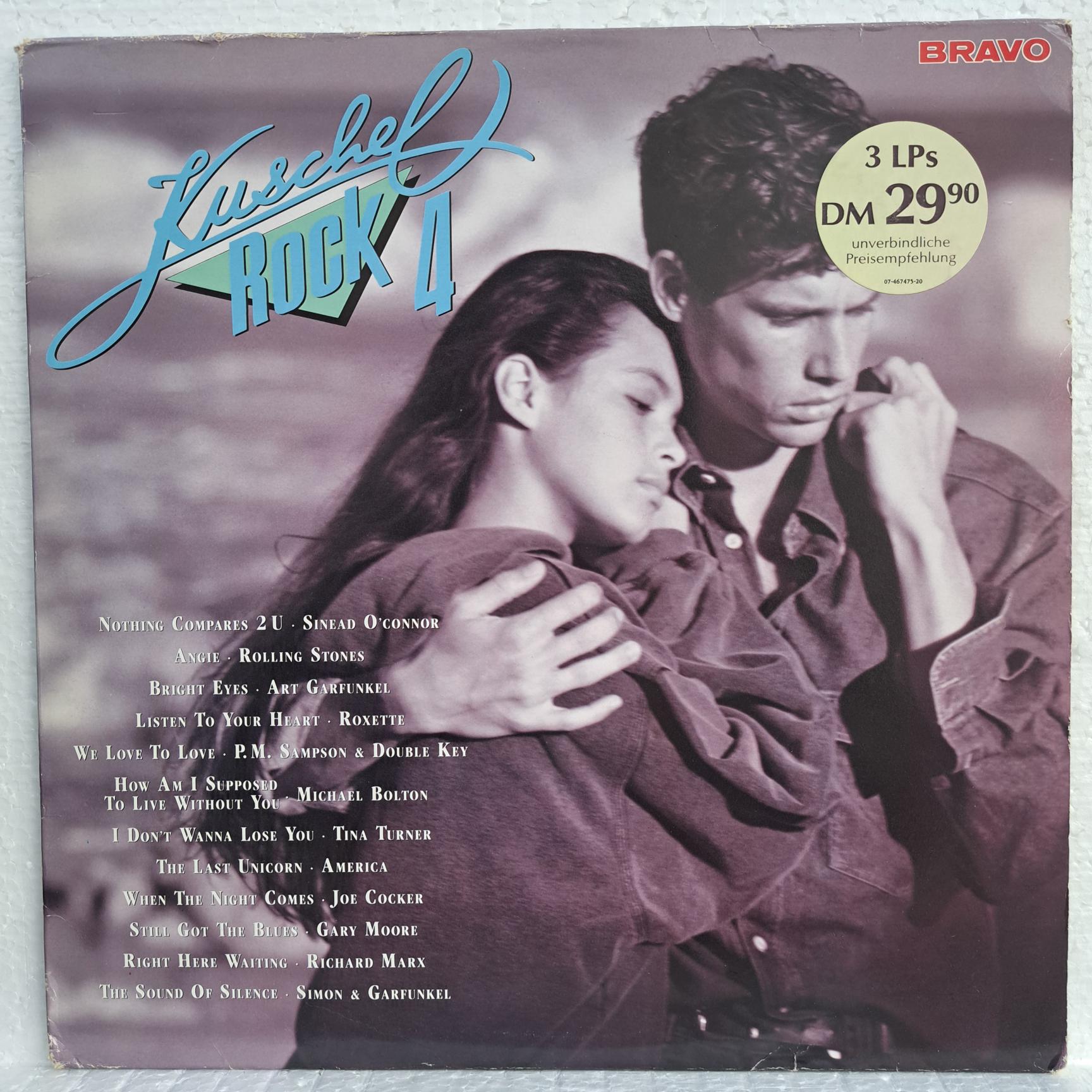 Kuschelrock 4 - Michael Bolton, Roxette, Gary Moore, Marillion, Depeche Mode, Simon & Garfunkel - Disc VINIL LP VG+