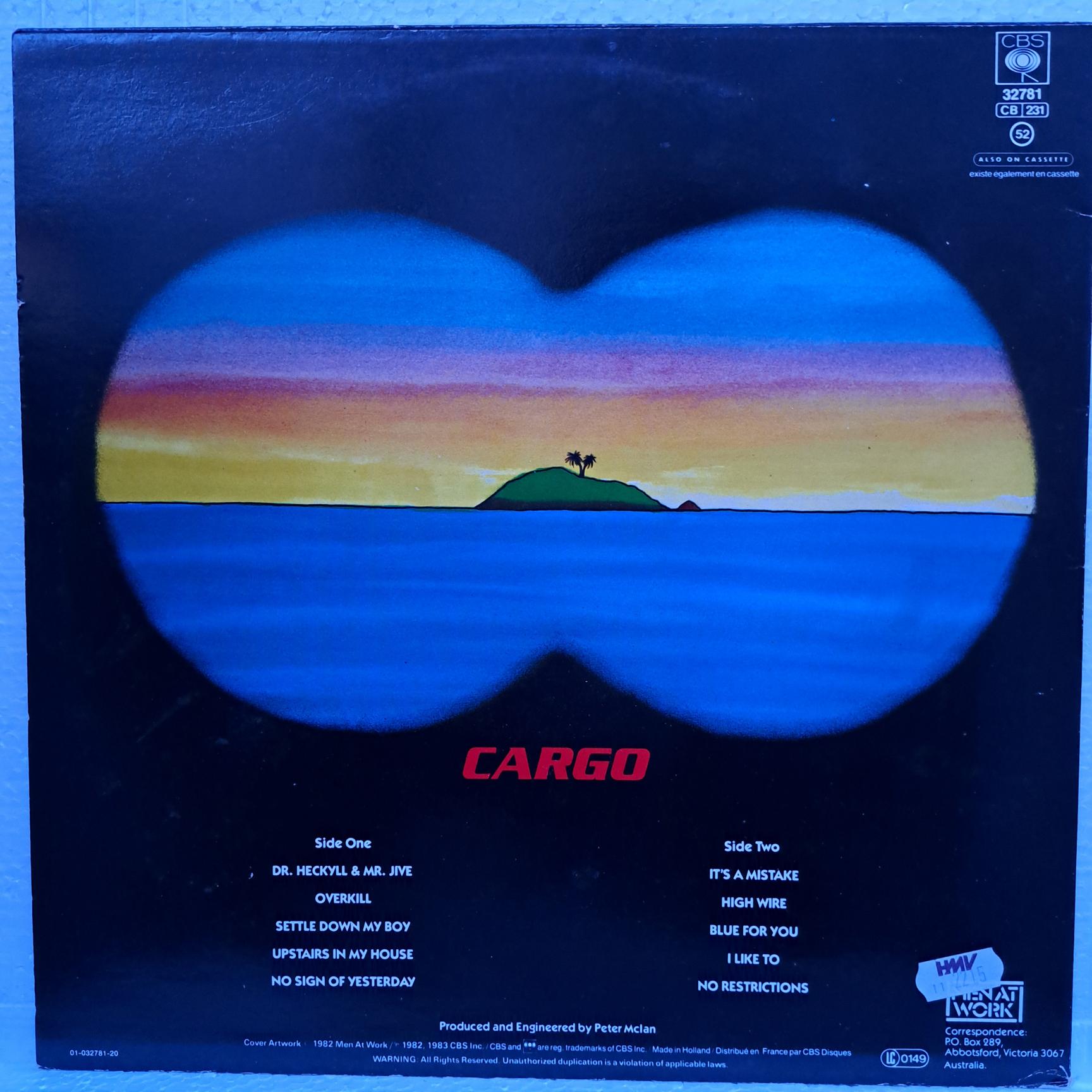 Men At Work – Cargo - Disc VINIL 2LP VG+ - imagine 2