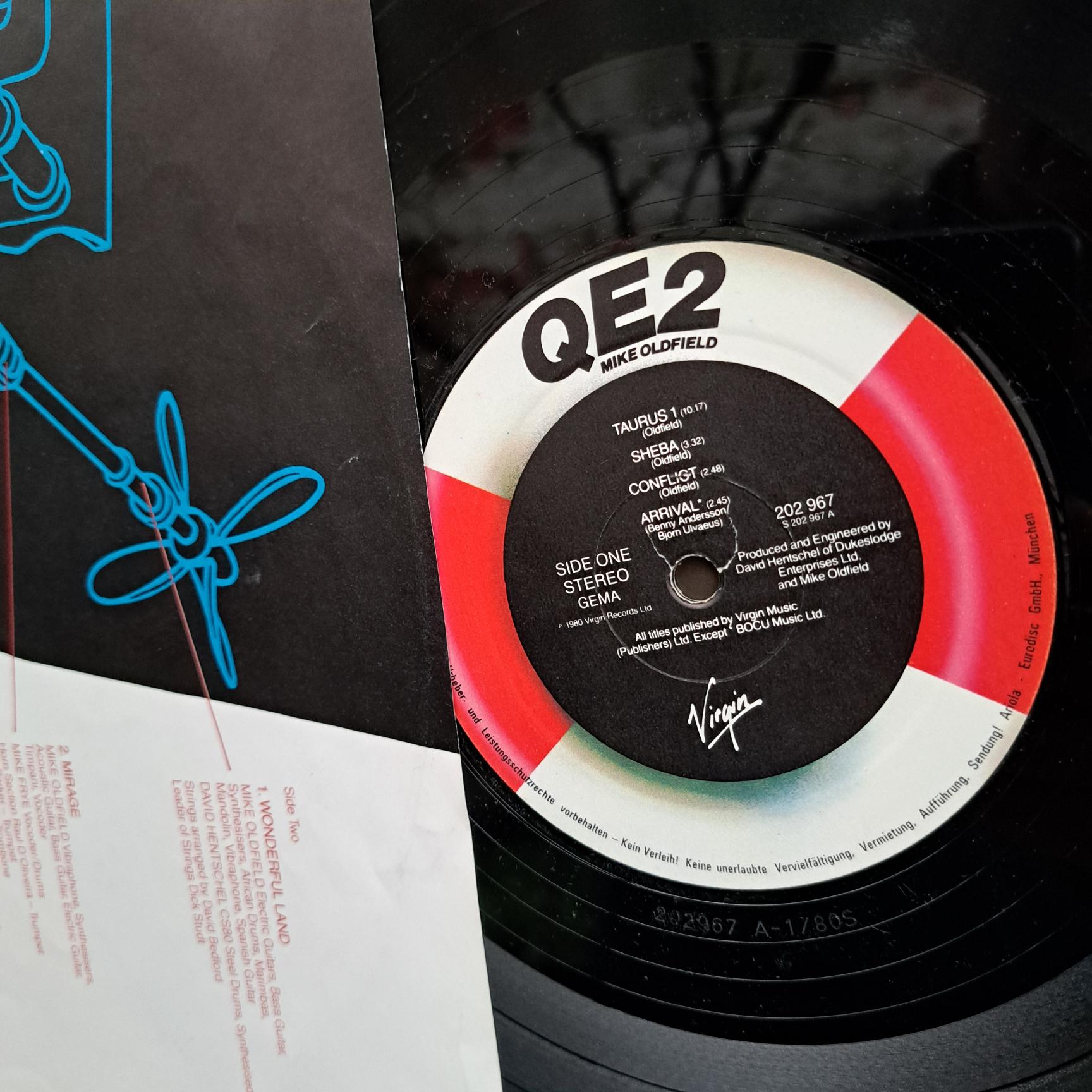 Mike Oldfield – QE2 - Disc VINIL LP VG - imagine 2