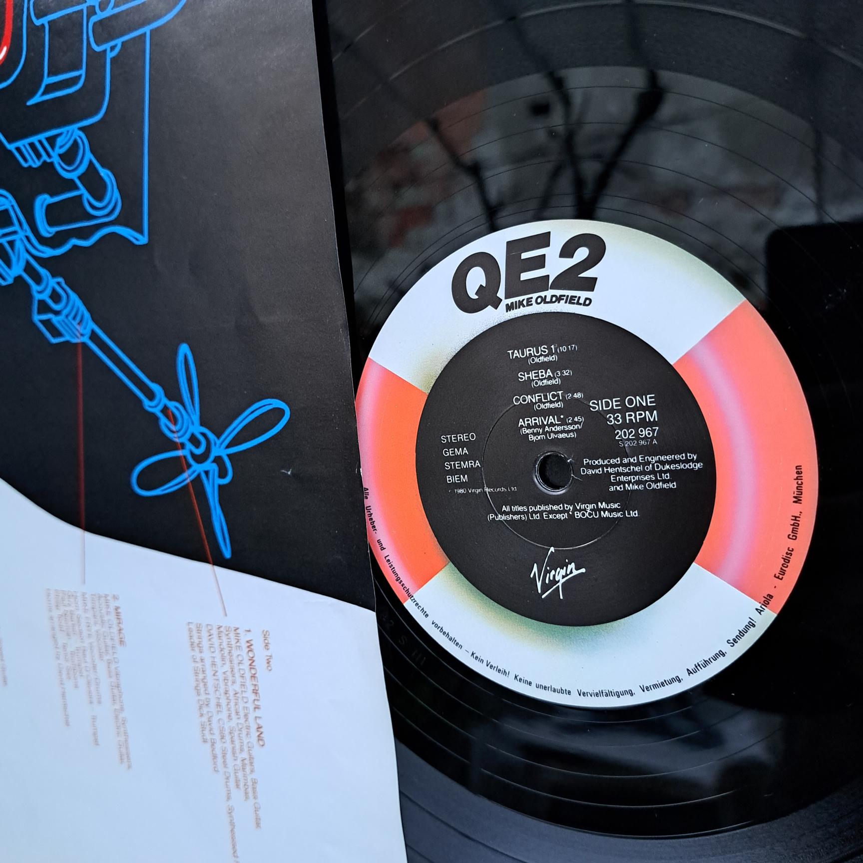 Mike Oldfield – QE2 - Disc VINIL LP VG+ - imagine 2