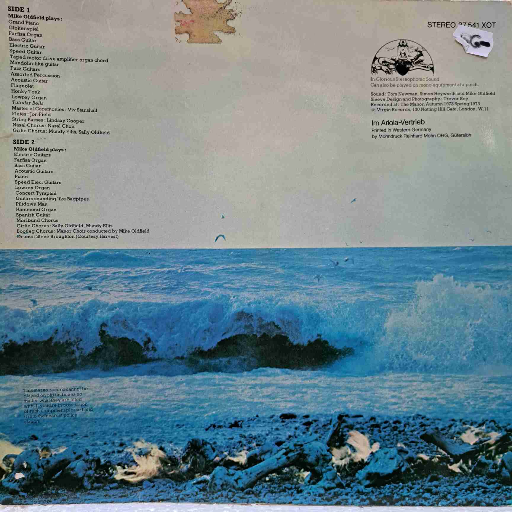 Mike Oldfield – Tubular Bells - Disc VINIL LP VG - imagine 3