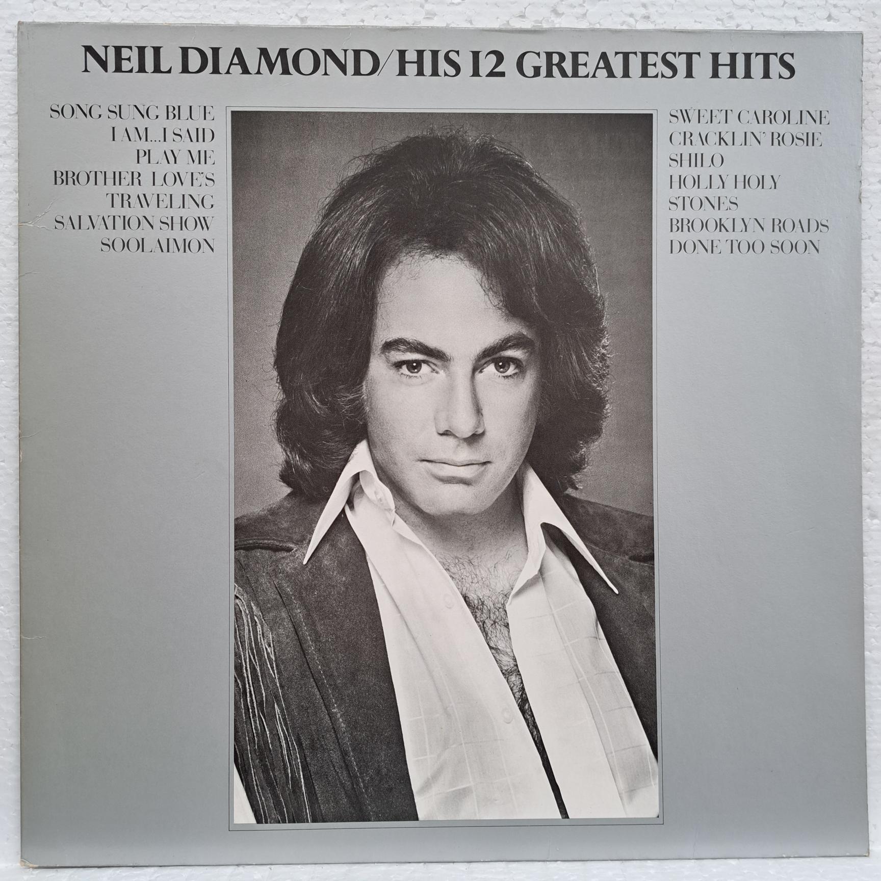Neil Diamond – His 12 Greatest Hits - Disc Vinil LP VG