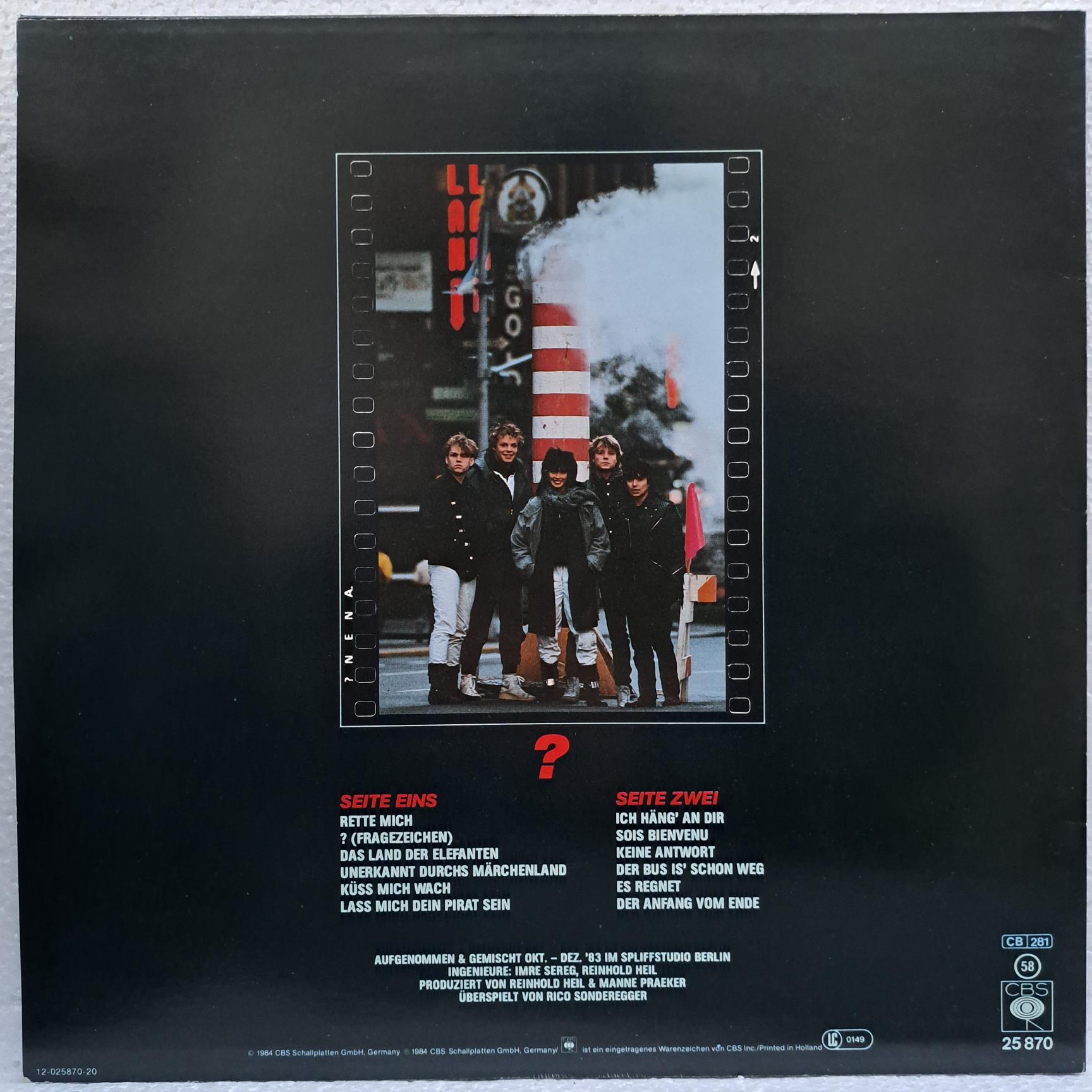 Nena - ? - Disc VINIL LP EX - imagine 3