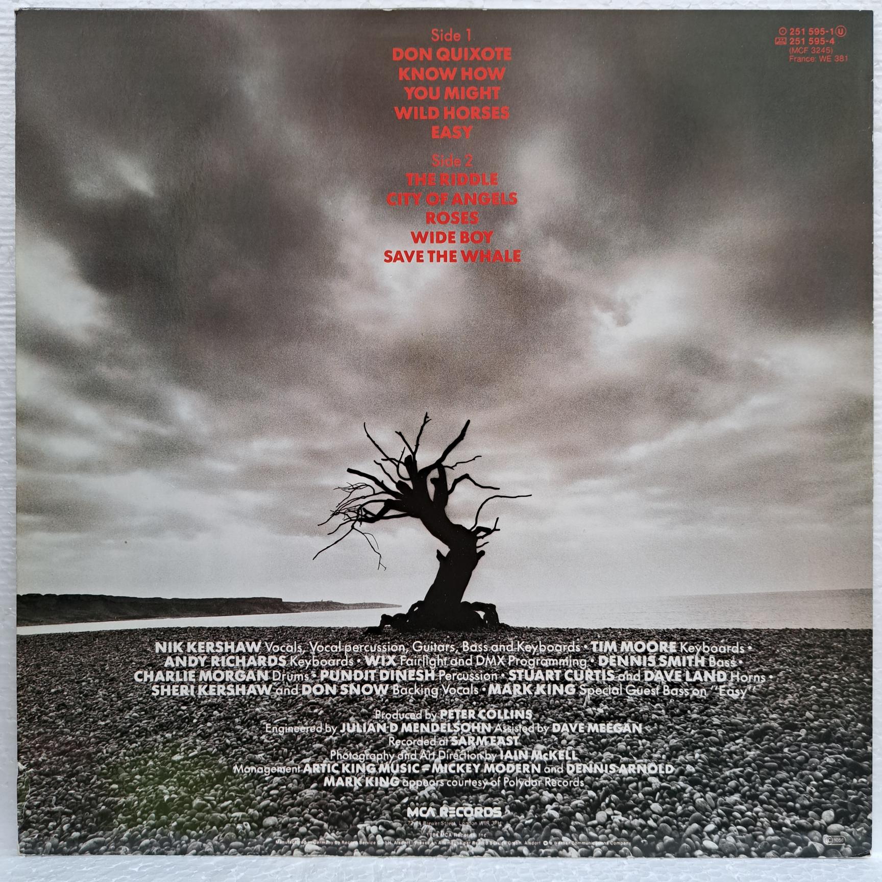 Nik Kershaw – The Riddle - Disc VINIL EX - imagine 2